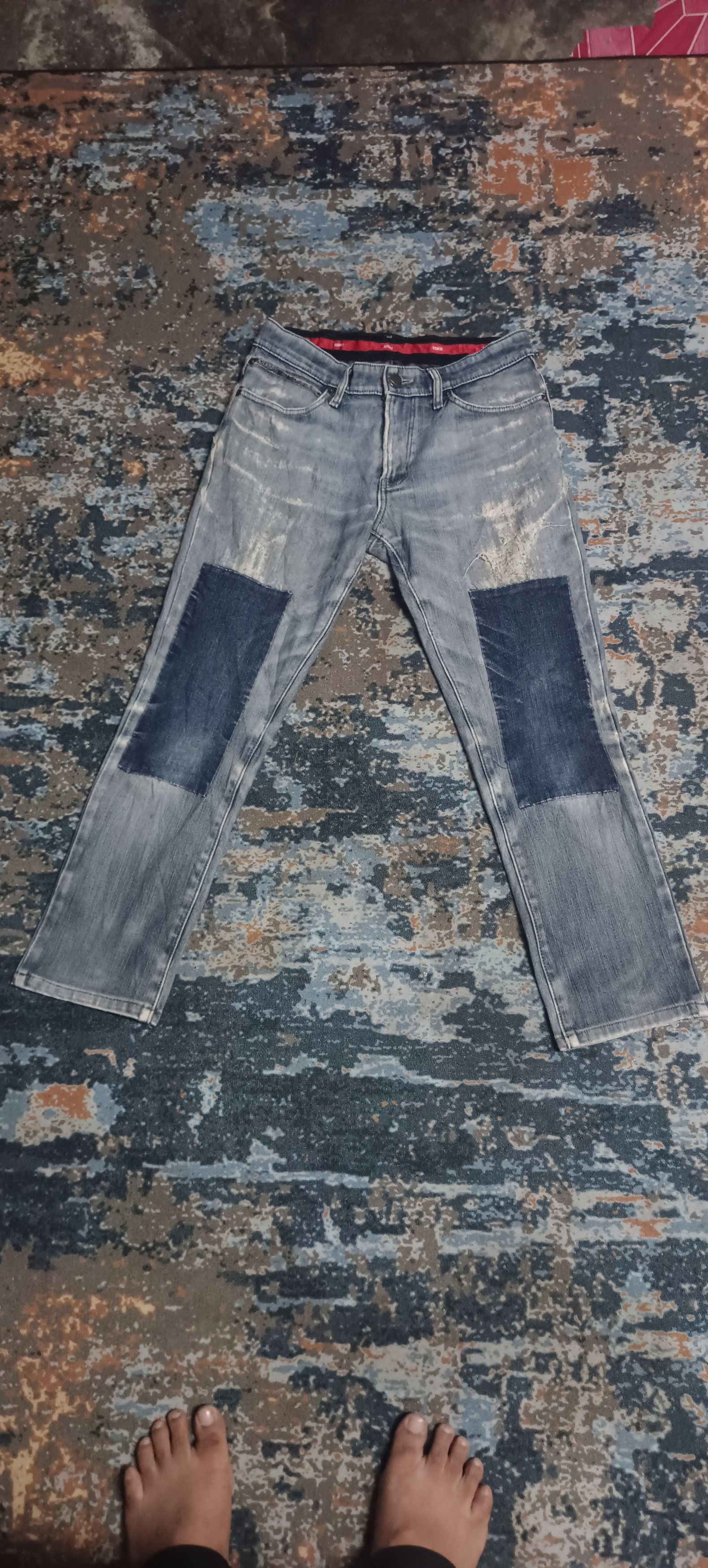 image of Edwin Wild Fire Jeans Denim Pants Nice Design, Men's (Size 30)