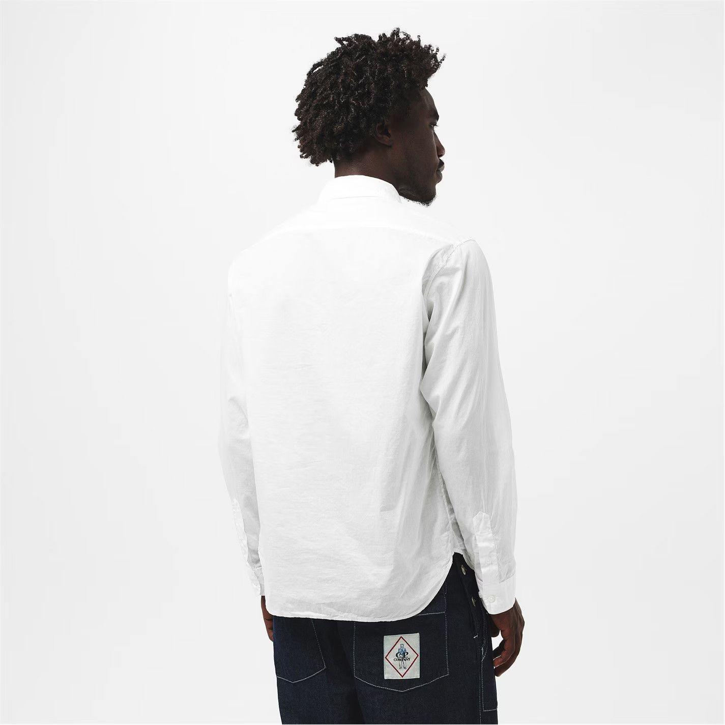 C.P. Company o1g2r1mq0426 Long Sleeve Shirt in White Size US M / EU 48-50 / 2 - 4 Thumbnail