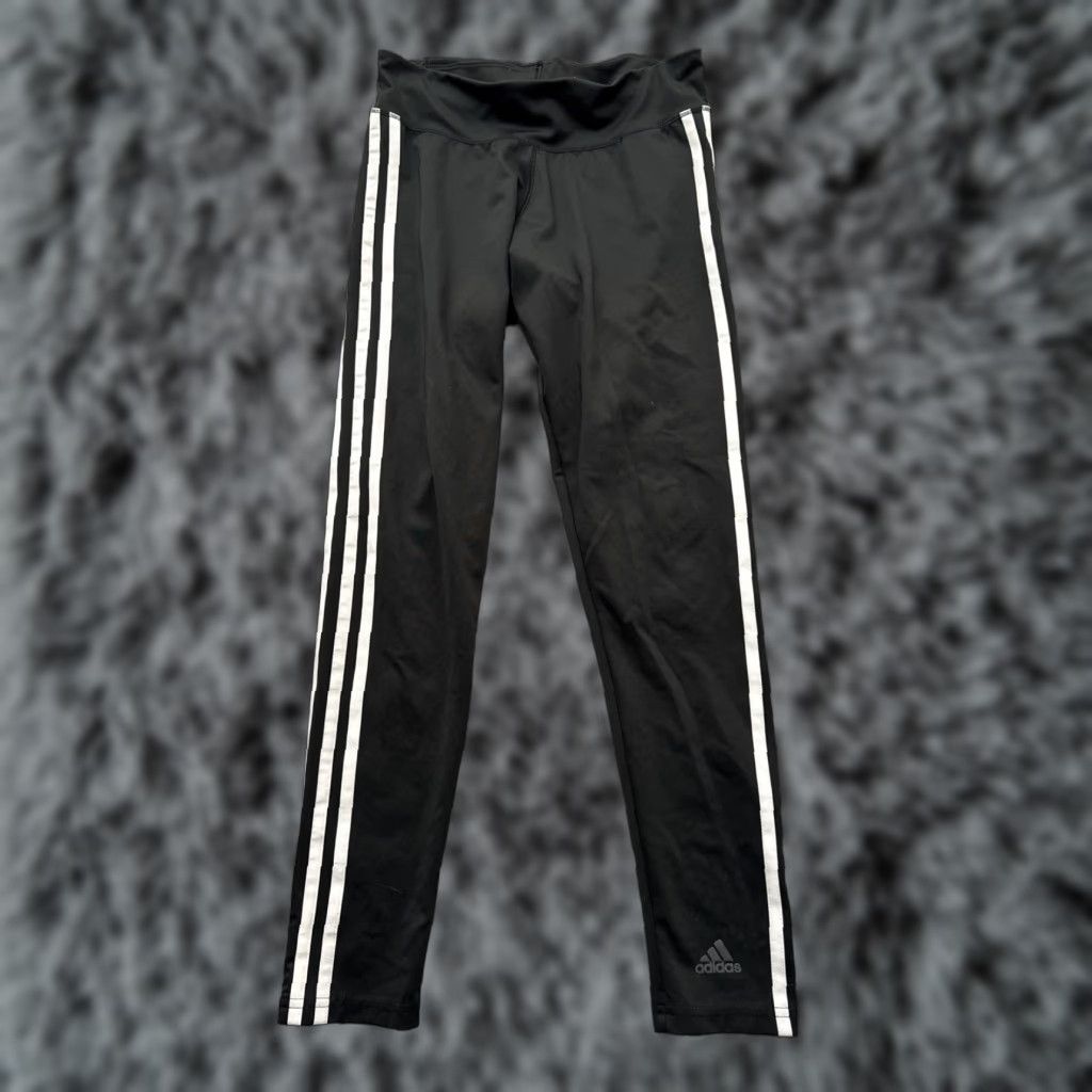 Adidas Adidas Leggings Womens Small 3 Stripe Climalite Athleisure Jogger Streetwear Exercise Y2K Inspired Size 28" / US 6 / IT 42 - 1 Thumbnail