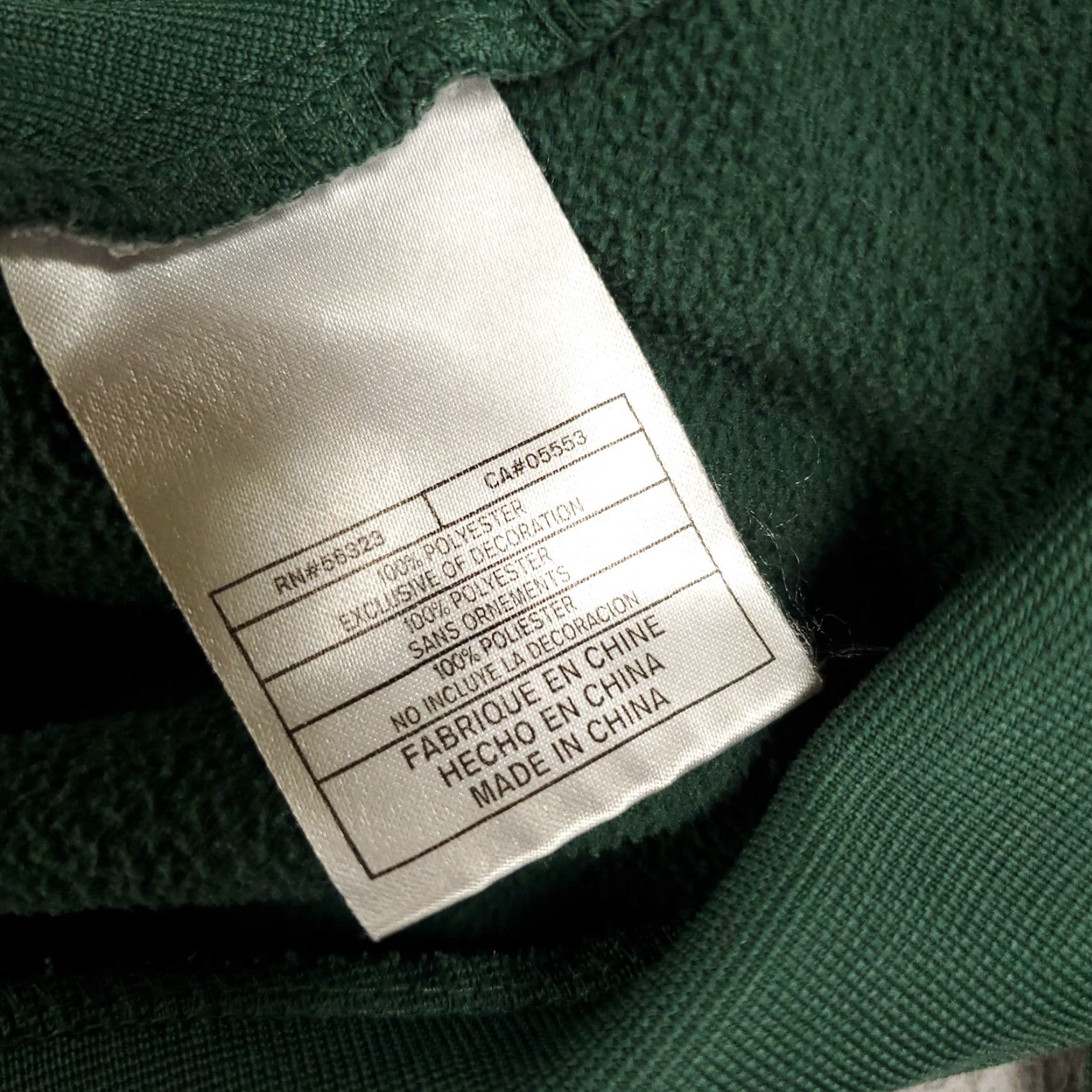 Nike VINTAGE Nike Oregan Ducks Hoodie Mens Medium Green Fleece Lined Zipper Pockets Pullover Size US M / EU 48-50 / 2 - 7 Thumbnail
