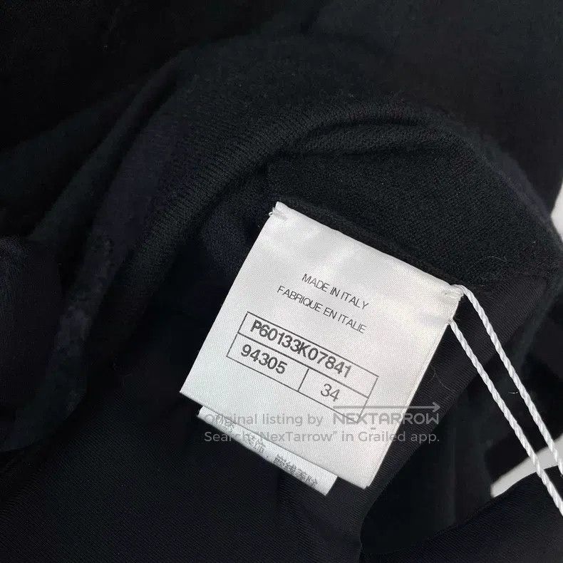 Chanel Chanel Black long-sleeved T-shirt Size XXS / US 00 / IT 34 - 6 Thumbnail