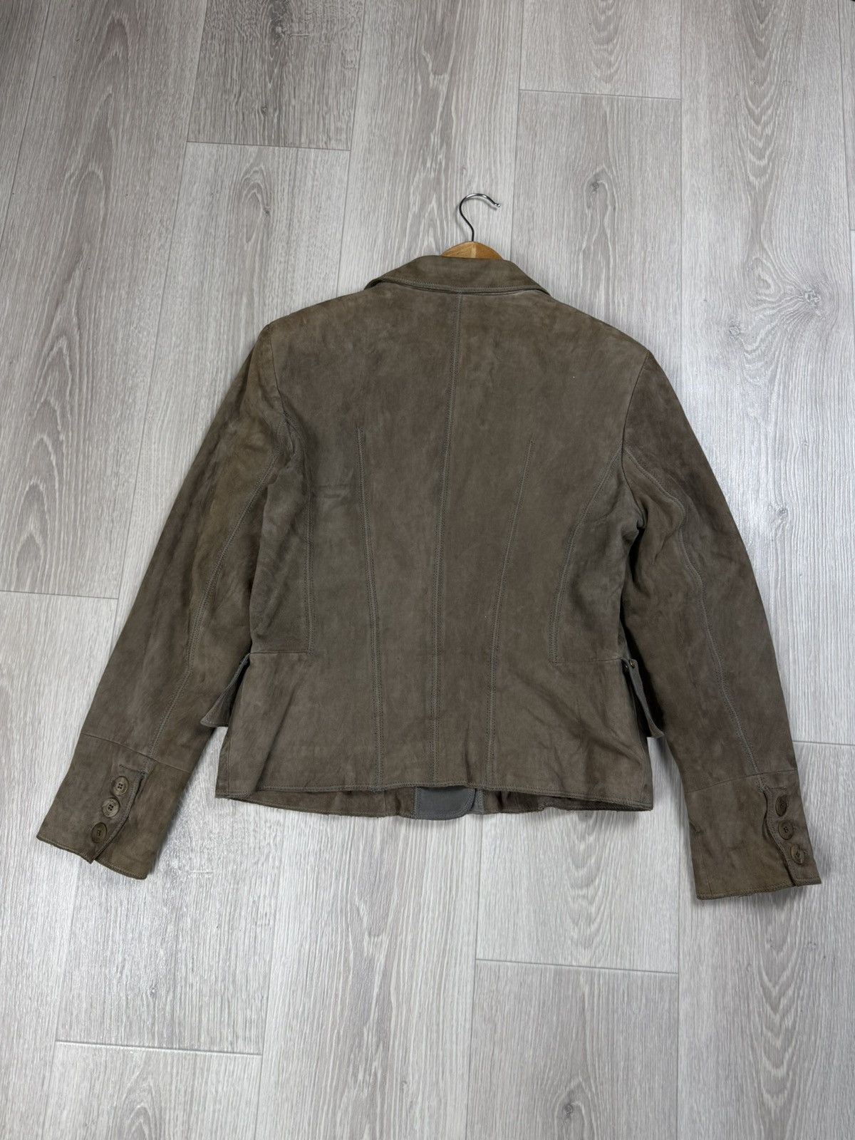 Just Cavalli Just Cavalli Vintage Women's Leather Blazer Jacket Size L / US 10 / IT 46 - 12 Thumbnail