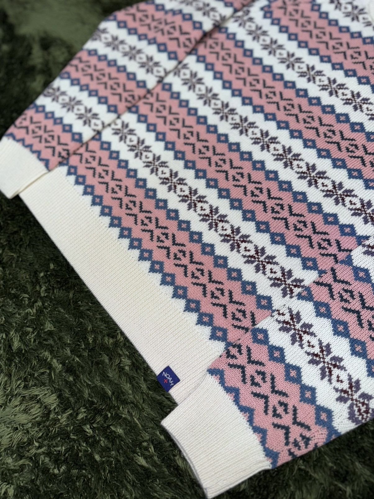 M] NOAH X PUMA collaboration knitwear sweater desert dust