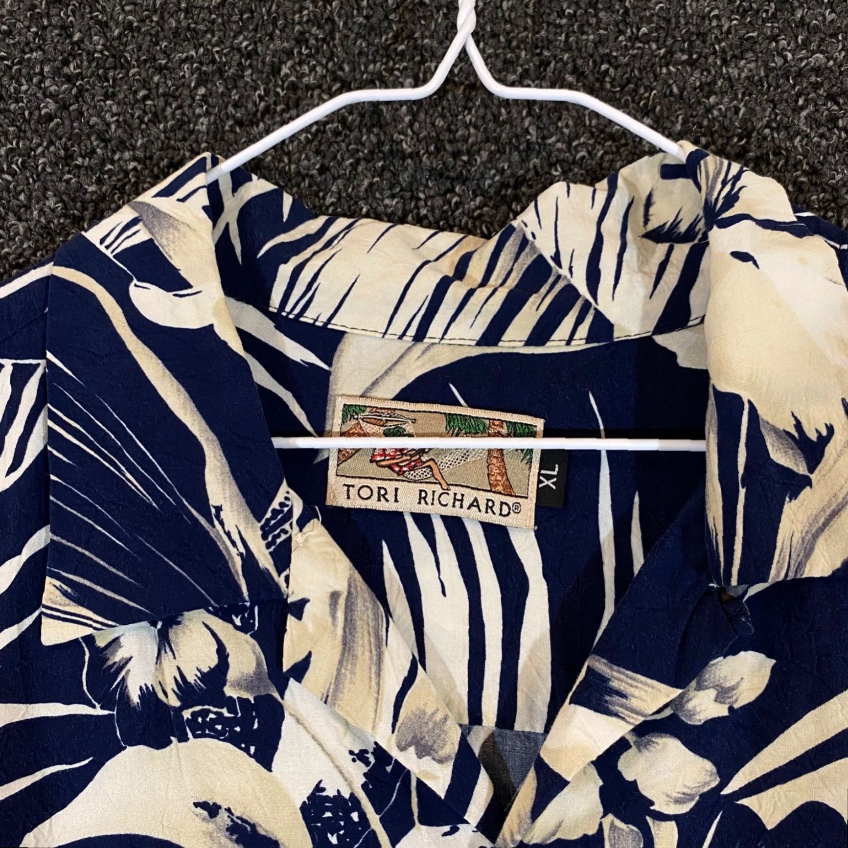 Tori Richard Tori Richard Shirt Mens XL Multicolor Floral Button-Up Short Sleeve Cotton Hawaiian Casual Mens Size US XL / EU 56 / 4 - 2 Thumbnail
