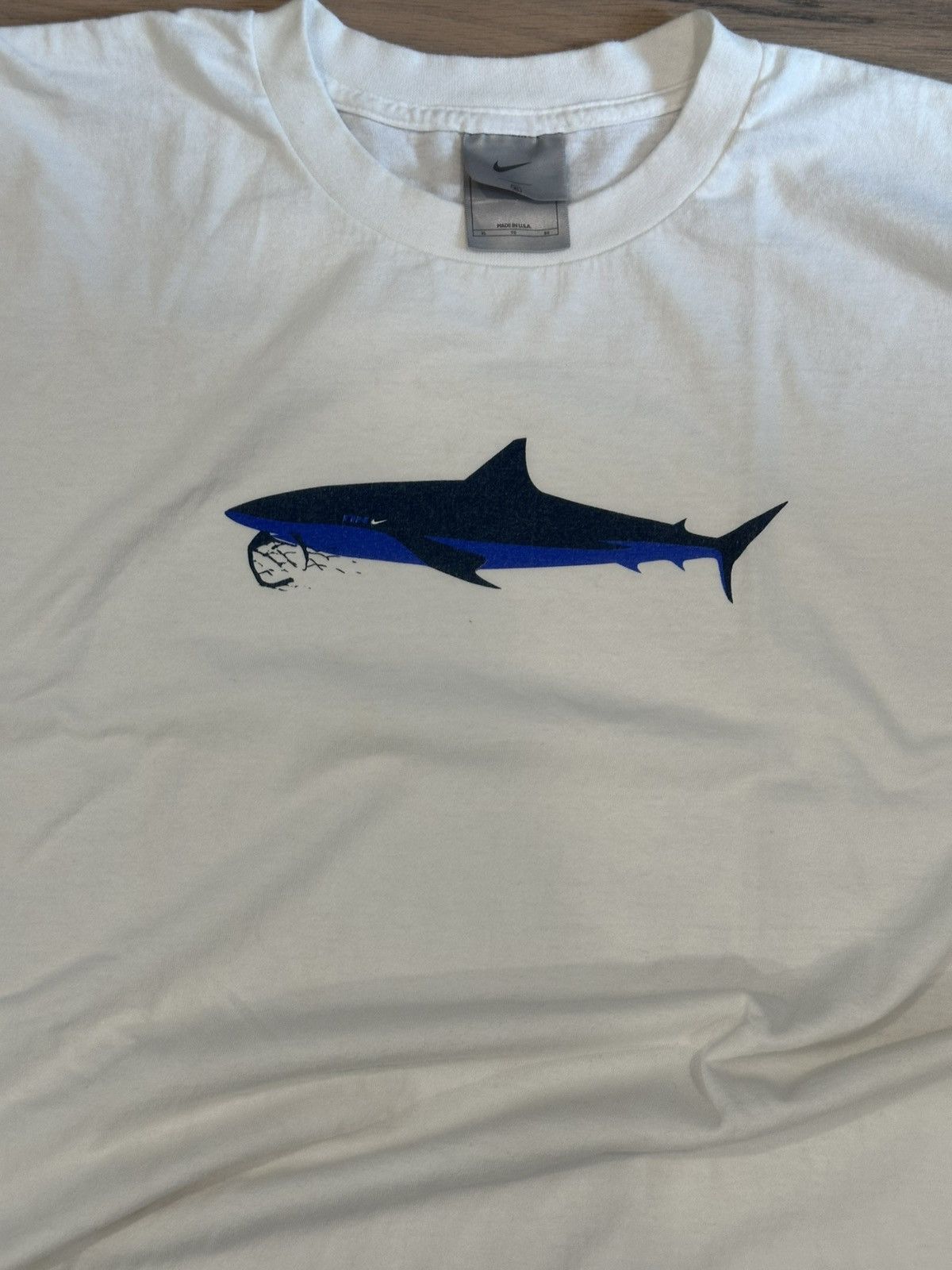 Nike Vintage Nike Silver Tag Great White Shark Graphic XL Size US XL / EU 56 / 4 - 2 Thumbnail