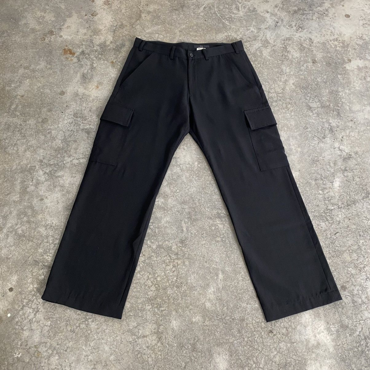 Yohji Yamamoto SS08 Runway Y’s Yohji Yamamoto Wool Gabardine Cargo Pants Size US 32 / EU 48 - 3 Thumbnail