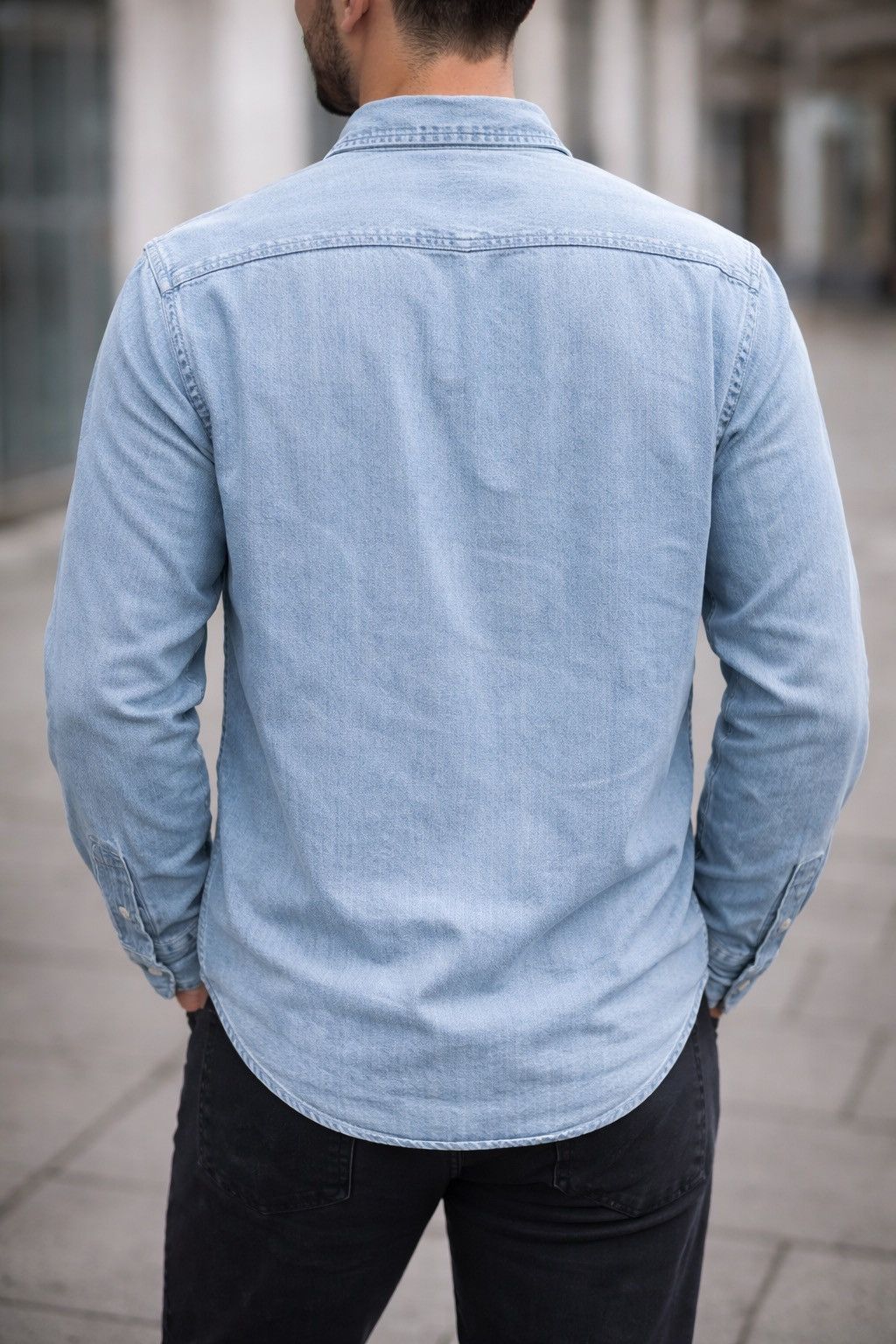 Levi's Levi’s One Pocket Denim Button Up Shirt Light Blue Size US S / EU 44-46 / 1 - 5 Thumbnail