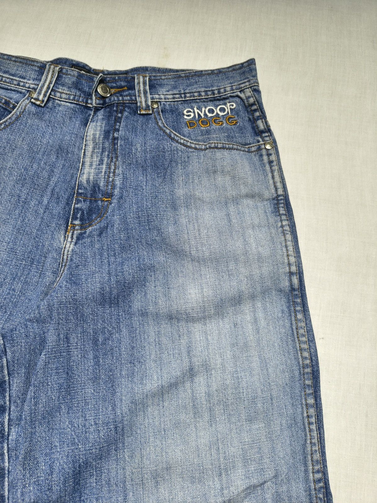 Snoop Dogg SUPER PHAT RARE Y2K SNOOPP DOGG CLOTHING COMPANY JEANS 🚀 Size US 32 / EU 48 - 4 Thumbnail