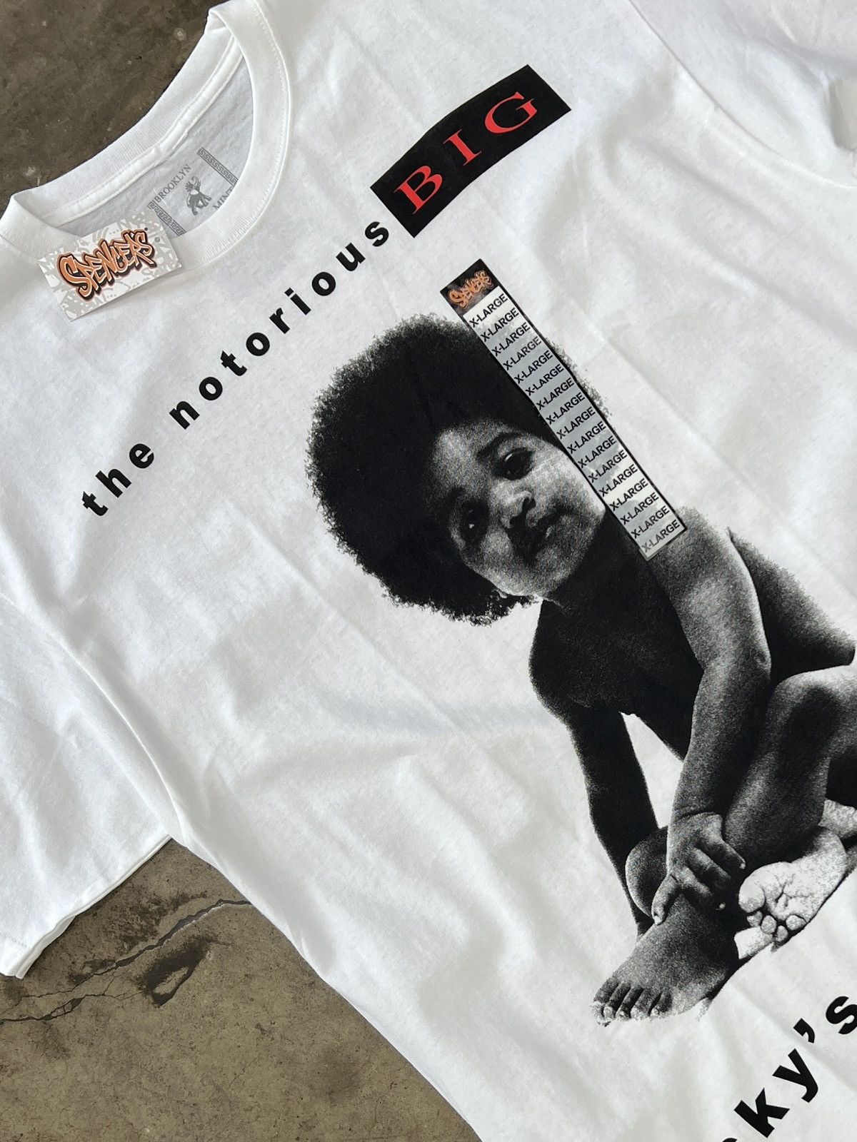 Rap Tees Notorious BIG Sky's The Limit Brooklyn Mint DEADSTOCK Tee XL Size US XL / EU 56 / 4 - 1 Thumbnail