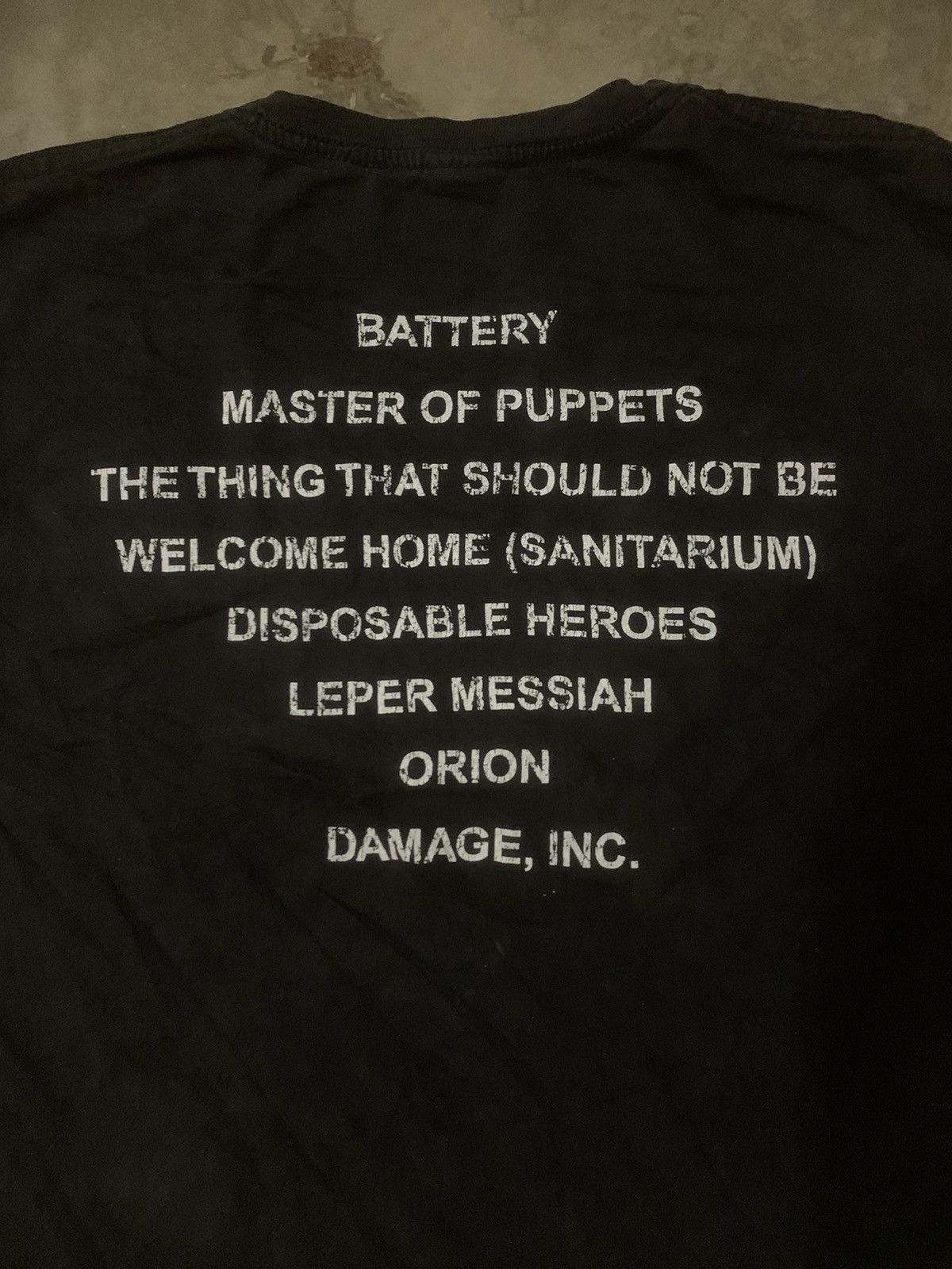 Band Tees Metallica Master Of Puppets Bootleg Promo Tee Size US XL / EU 56 / 4 - 4 Thumbnail