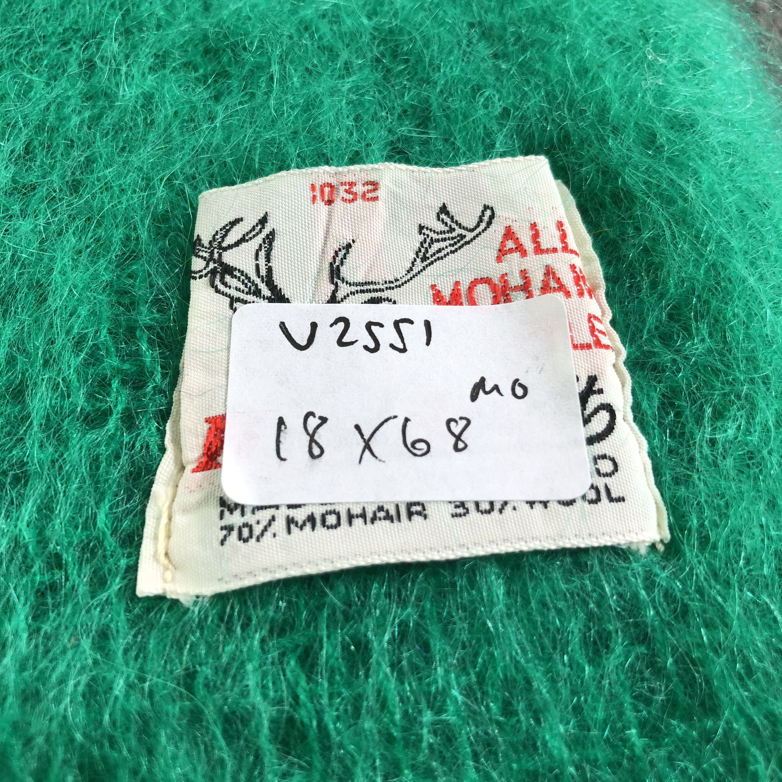 Vintage Hand A Carft Mohair Scarf Muffler Neckwear V2551 Size ONE SIZE - 5 Thumbnail