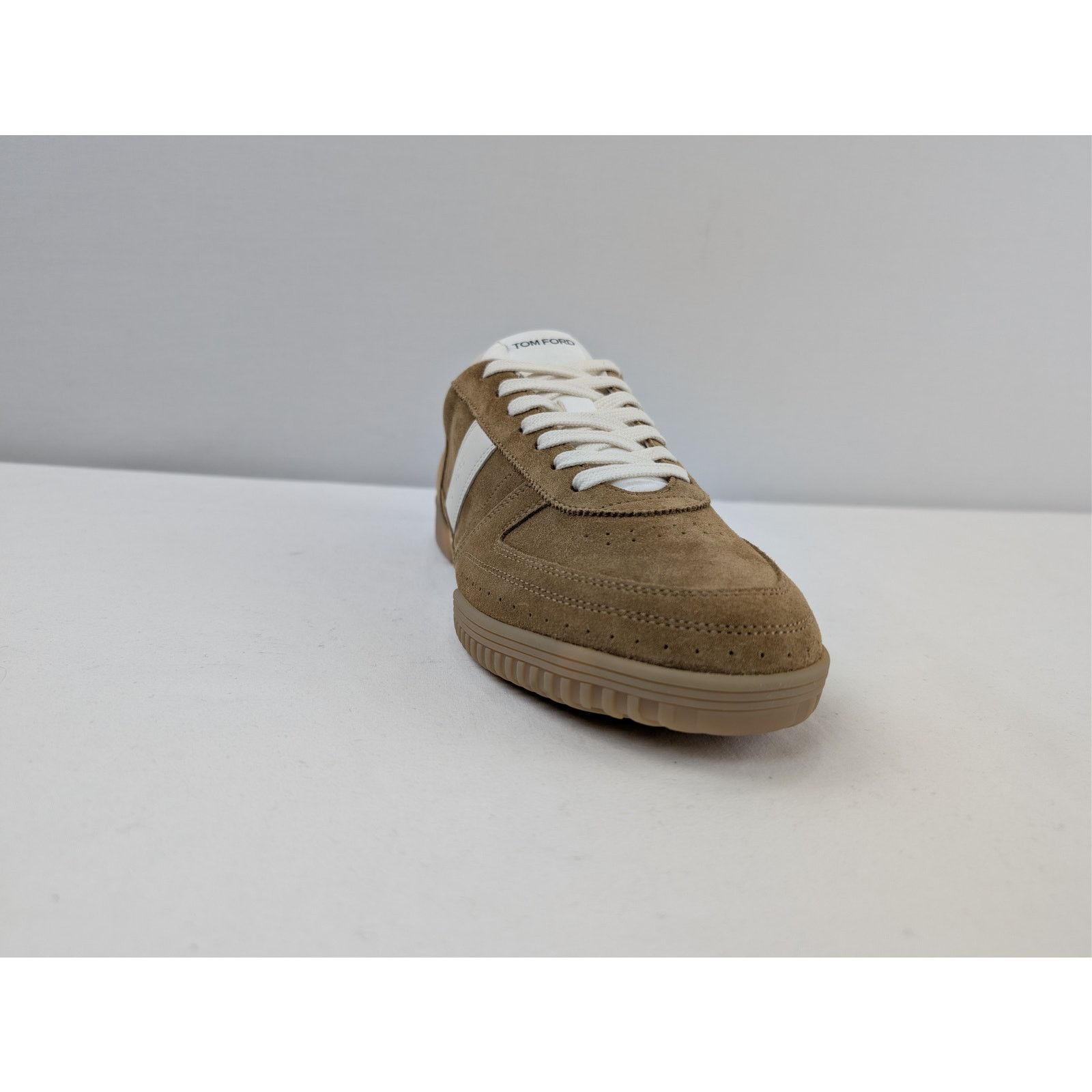 Tom Ford o1rshd1 Terence low-top sneakers in tan suede/white leather Size US 9.5 / EU 42-43 - 2 Thumbnail