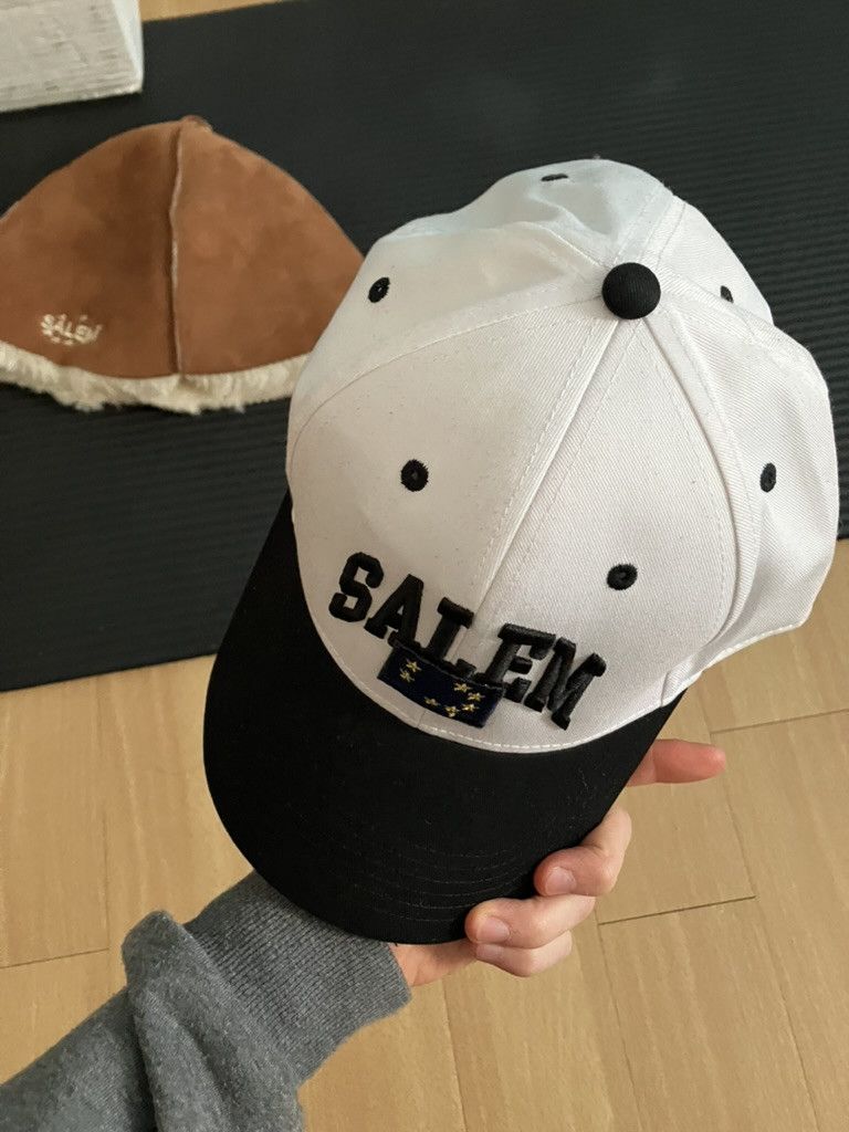 S4LEM Salem Black & White Cap Size ONE SIZE - 7 Thumbnail