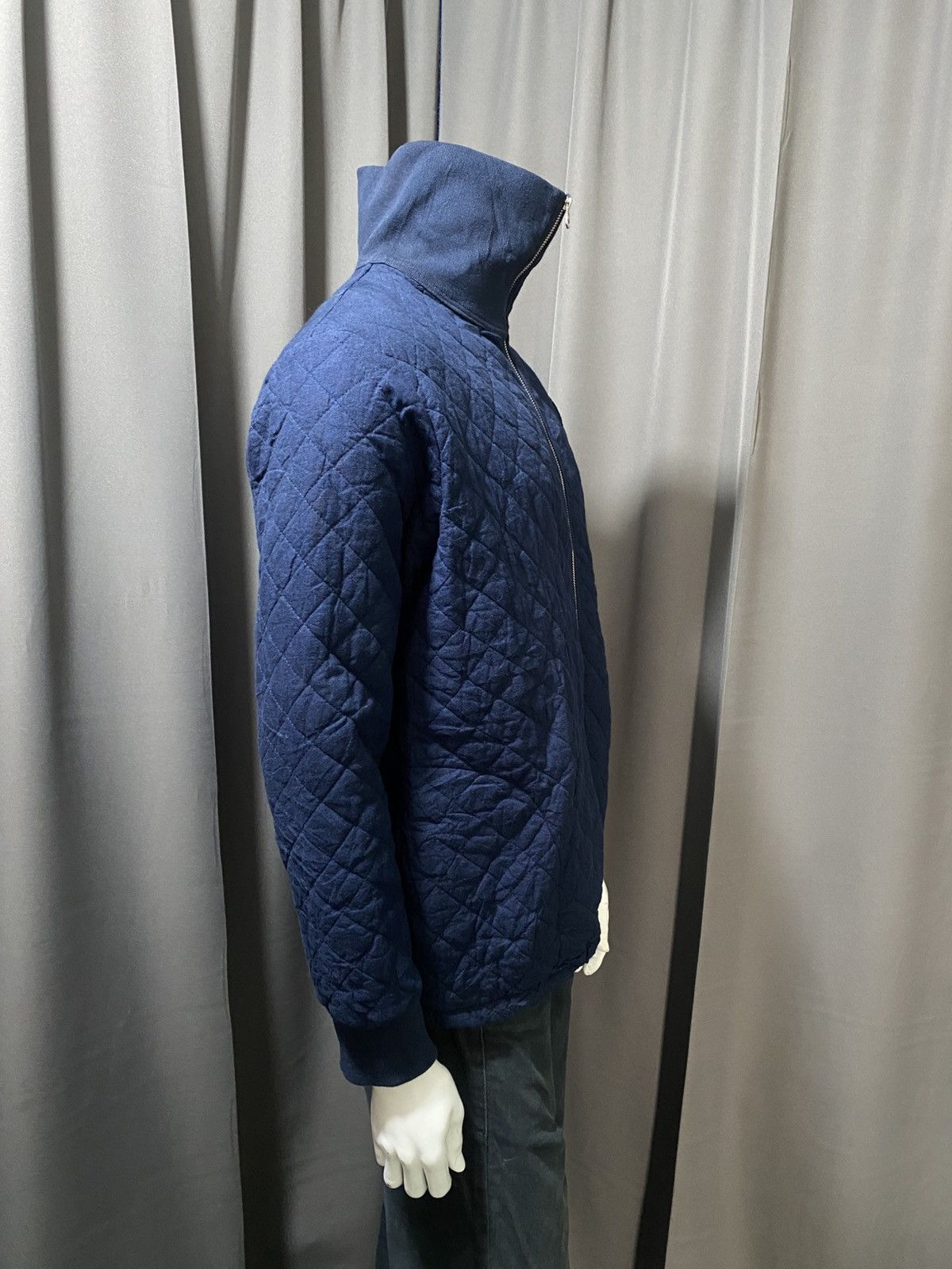 Japanese Brand Rehacer- Hand-Dyed Indigo Quilted Jacket Size US L / EU 52-54 / 3 - 2 Thumbnail