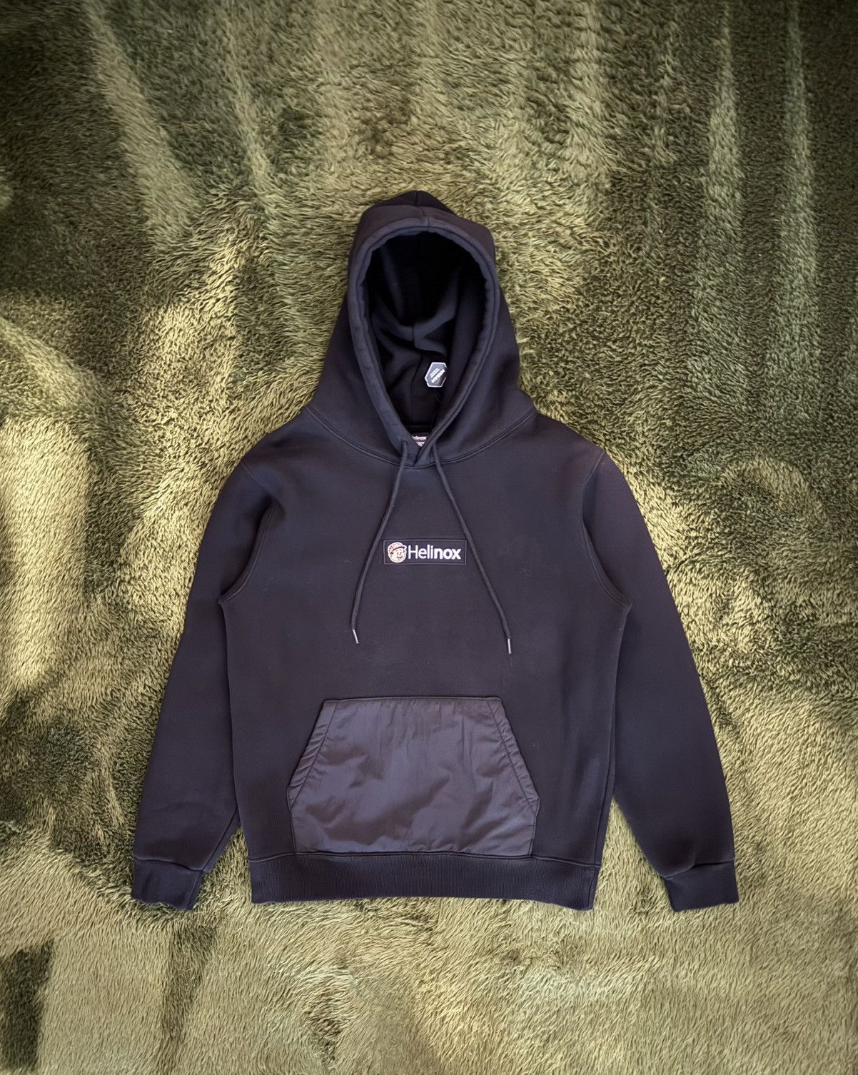 Japanese Brand [M] Helinox x BDNS Box Logo Hoodie Black Size US M / EU 48-50 / 2 - 1 Thumbnail
