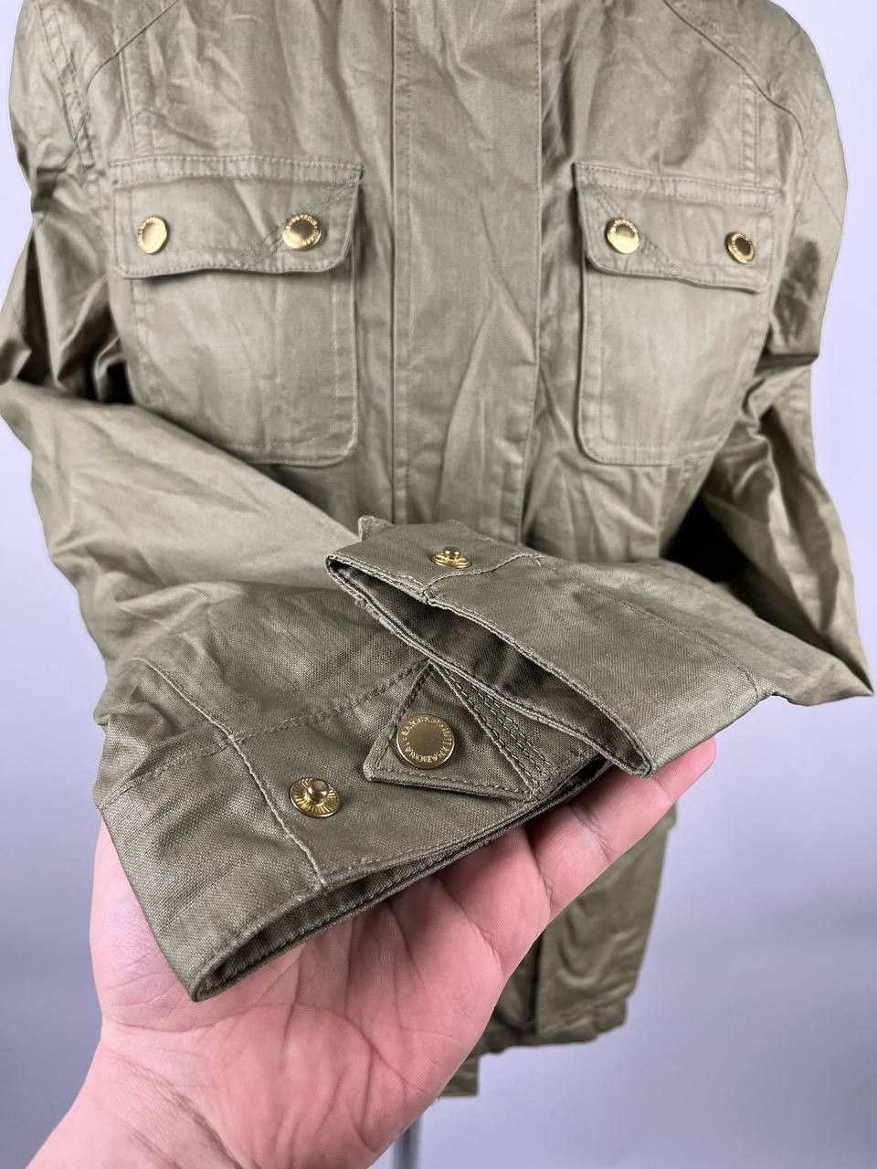 Barbour Barbour International Bearings Casual Jacket Green Belted Size XS / US 0-2 / IT 36-38 - 7 Thumbnail