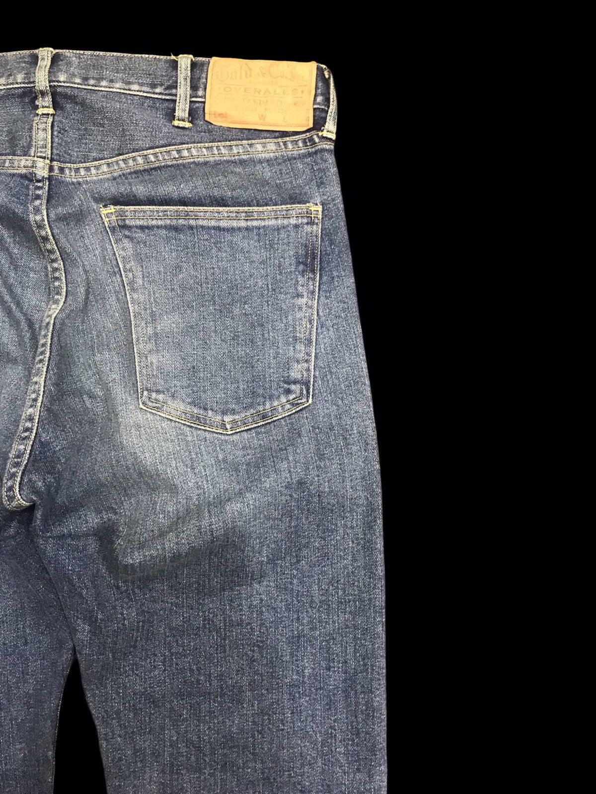 Toyo Enterprises 💥BIKER DENIM💥GOLD BY TOYO ENT SKINNY BIKER DENIM F317 Size US 32 / EU 48 - 11 Thumbnail