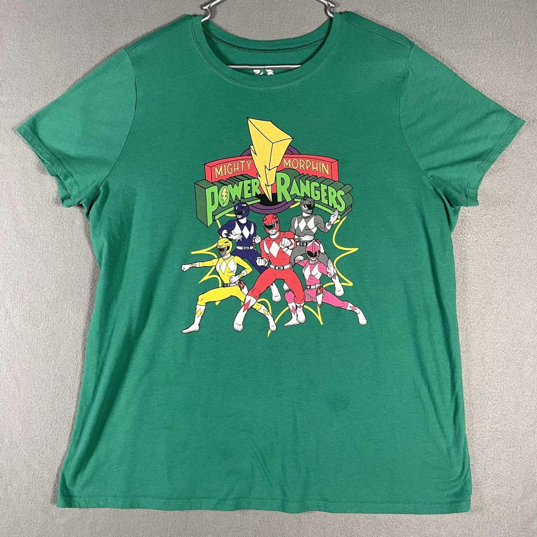 Etro Mighty Morphin Power Rangers Shirt Mens Large Green Graphic Tee TV Show Retro 2023 Size US L / EU 52-54 / 3 - 2 Thumbnail