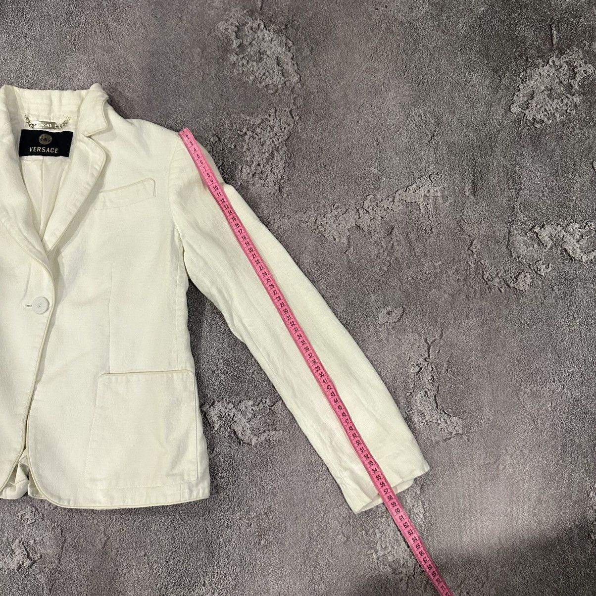 Versace Gianni Versace Women’s White Linen Blazer Size 42 Size M / US 6-8 / IT 42-44 - 25 Thumbnail