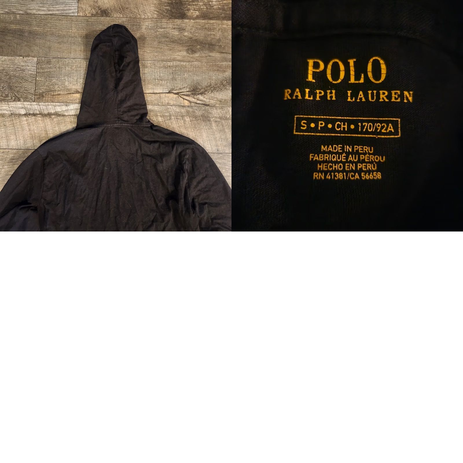 Polo Ralph Lauren Polo Ralph Lauren Hoodie Mens Small Black Big Pony Lightweight Pullover Graphic Print Hooded Sports Vintage? No Size US S / EU 44-46 / 1 - 8 Thumbnail