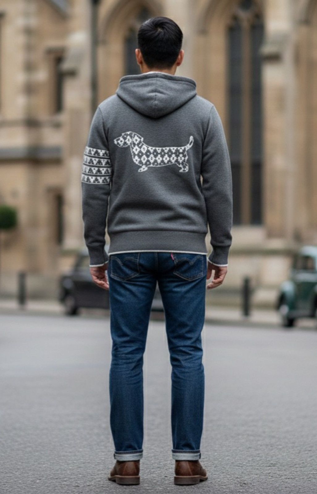 Thom Browne Thom Browne Grey Hoodie (Size 3) Size US M / EU 48-50 / 2 - 2 Thumbnail