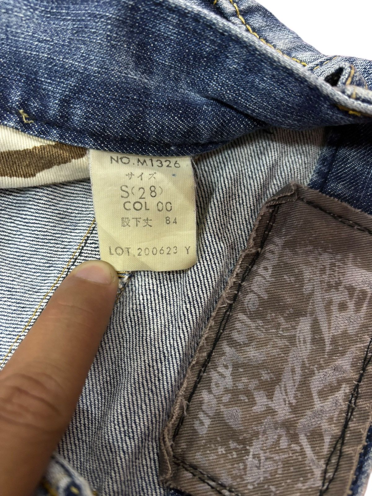 Japan Blue × Japanese Brand Vintage Japan Blue Way Flared Bootcut Strike Faded Jeans Size US 29 - 6 Thumbnail