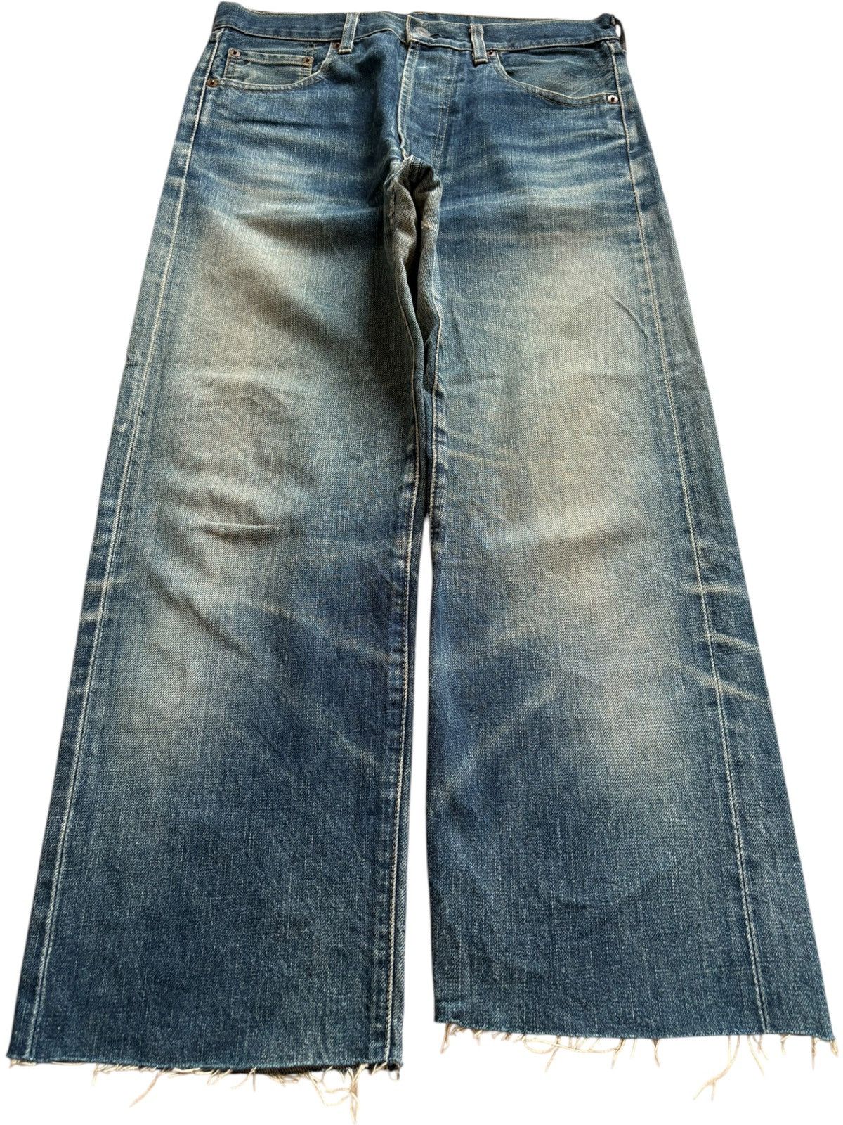 Levi's Vintage 80s Levis 503B XX Big E Selvedge Baggy Jeans Size US 31 - 2 Thumbnail
