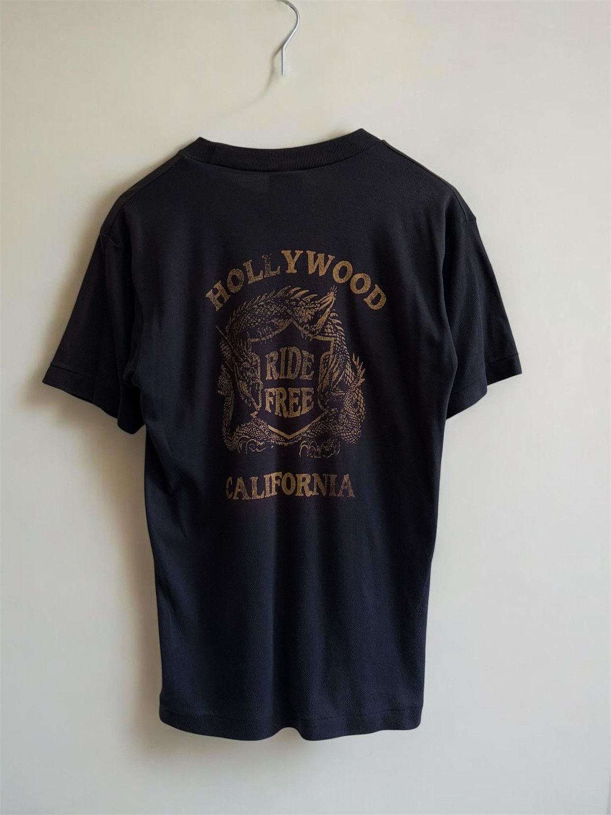 Harley Davidson Vintage 80s Harley Davidson Hollywood CA Eagle Tee L Size US L / EU 52-54 / 3 - 2 Thumbnail