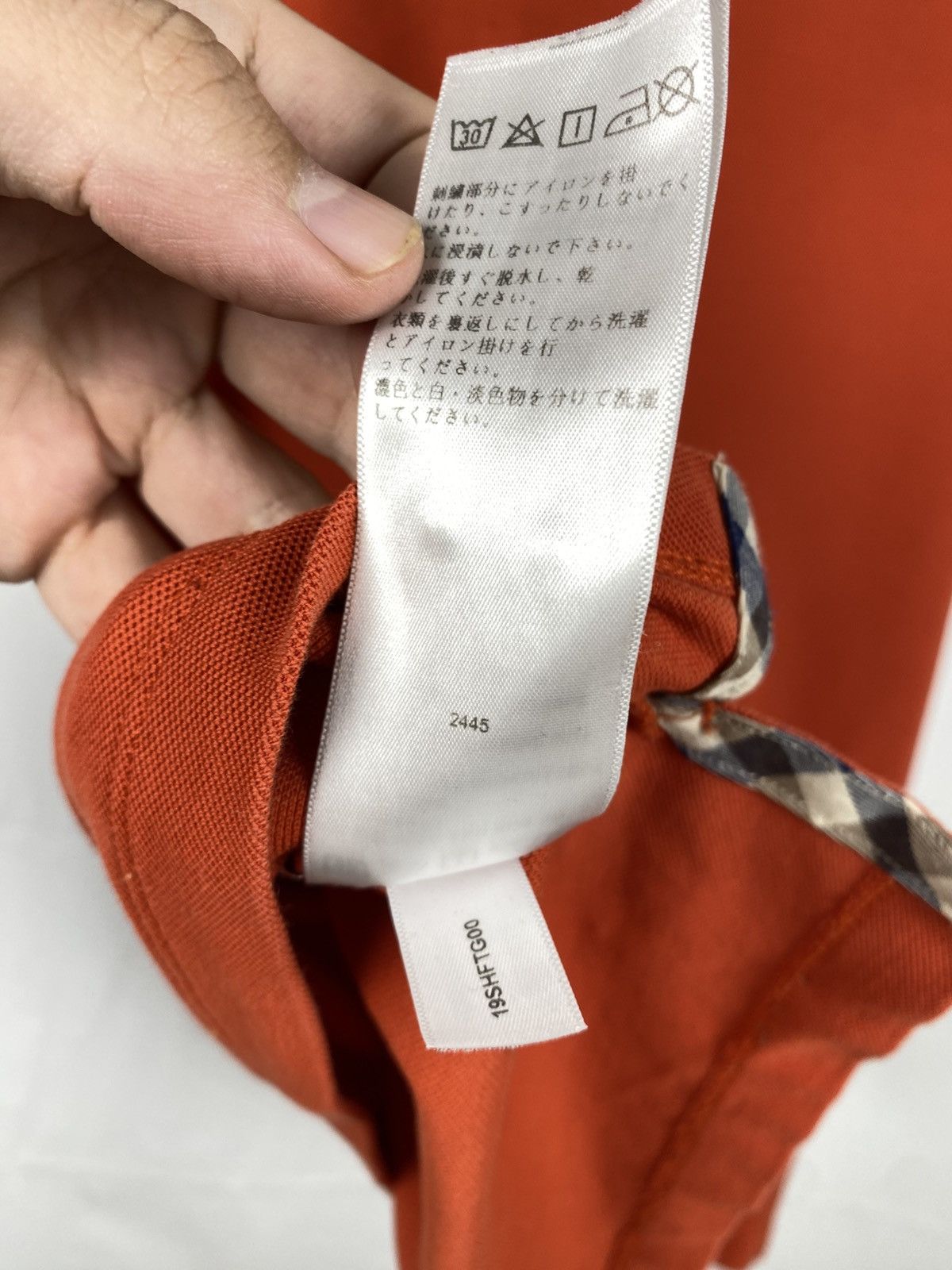 Aquascutum Aquascutum Collared Polo Tee Check Color Cotton size L Size US L / EU 52-54 / 3 - 11 Thumbnail