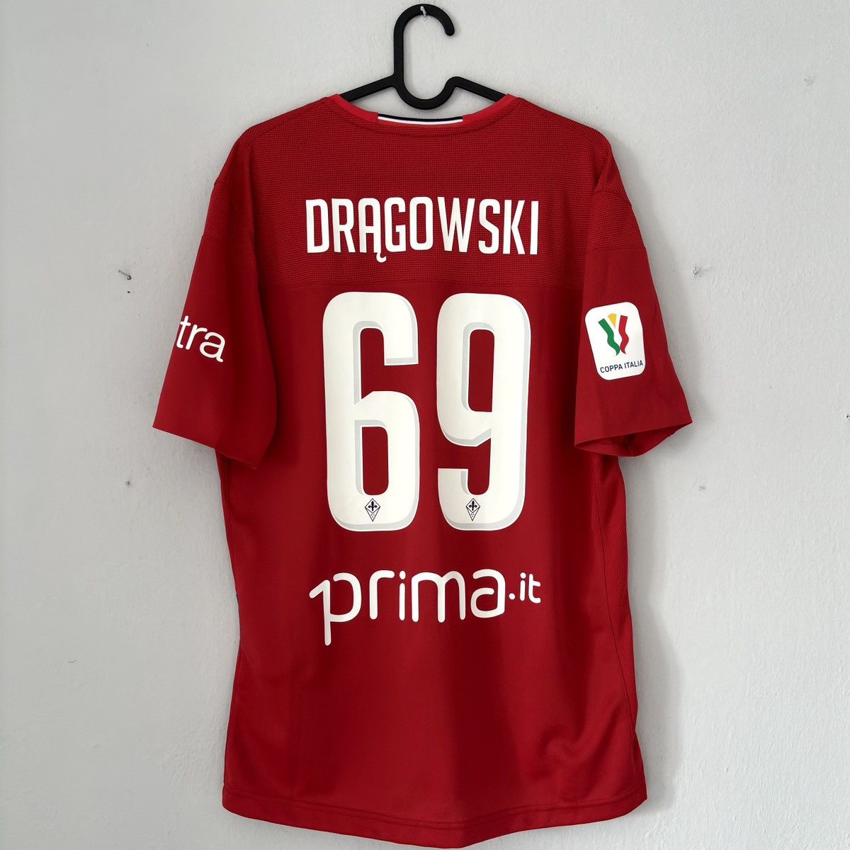 Le Coq Sportif 2019 2020 Fiorentina Italy Poland Game Issue Soccer Jersey Size US L / EU 52-54 / 3 - 11 Thumbnail