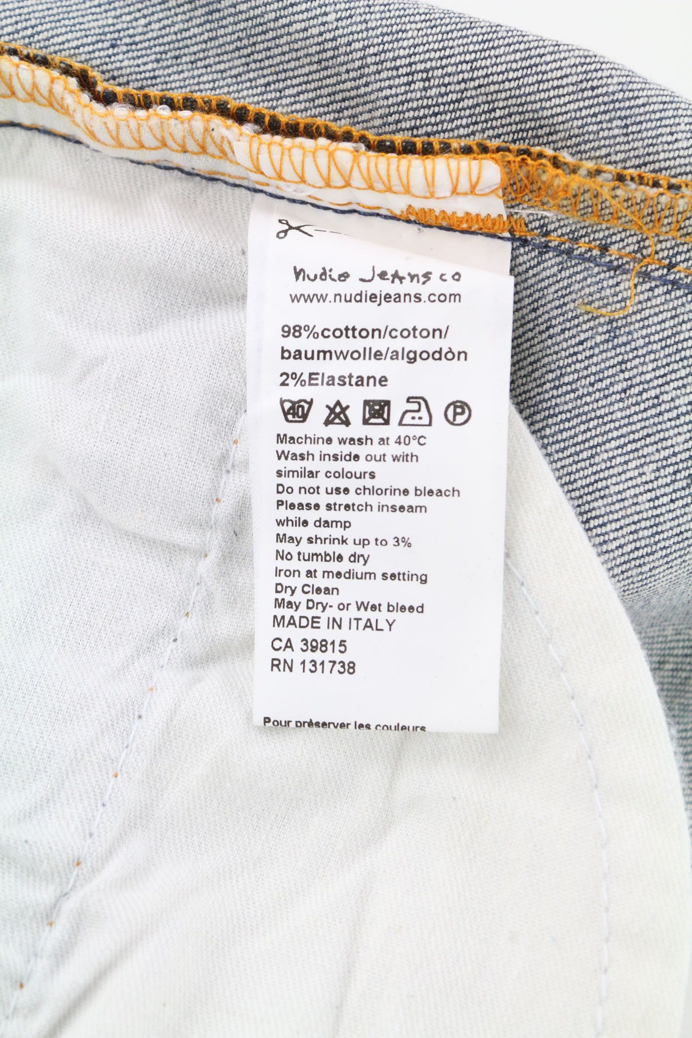 Nudie Jeans THIN FINN GREY AUTHENTIQUE USED W30/L32 Cotton Jeans 80422 Size US 30 / EU 46 - 8 Thumbnail
