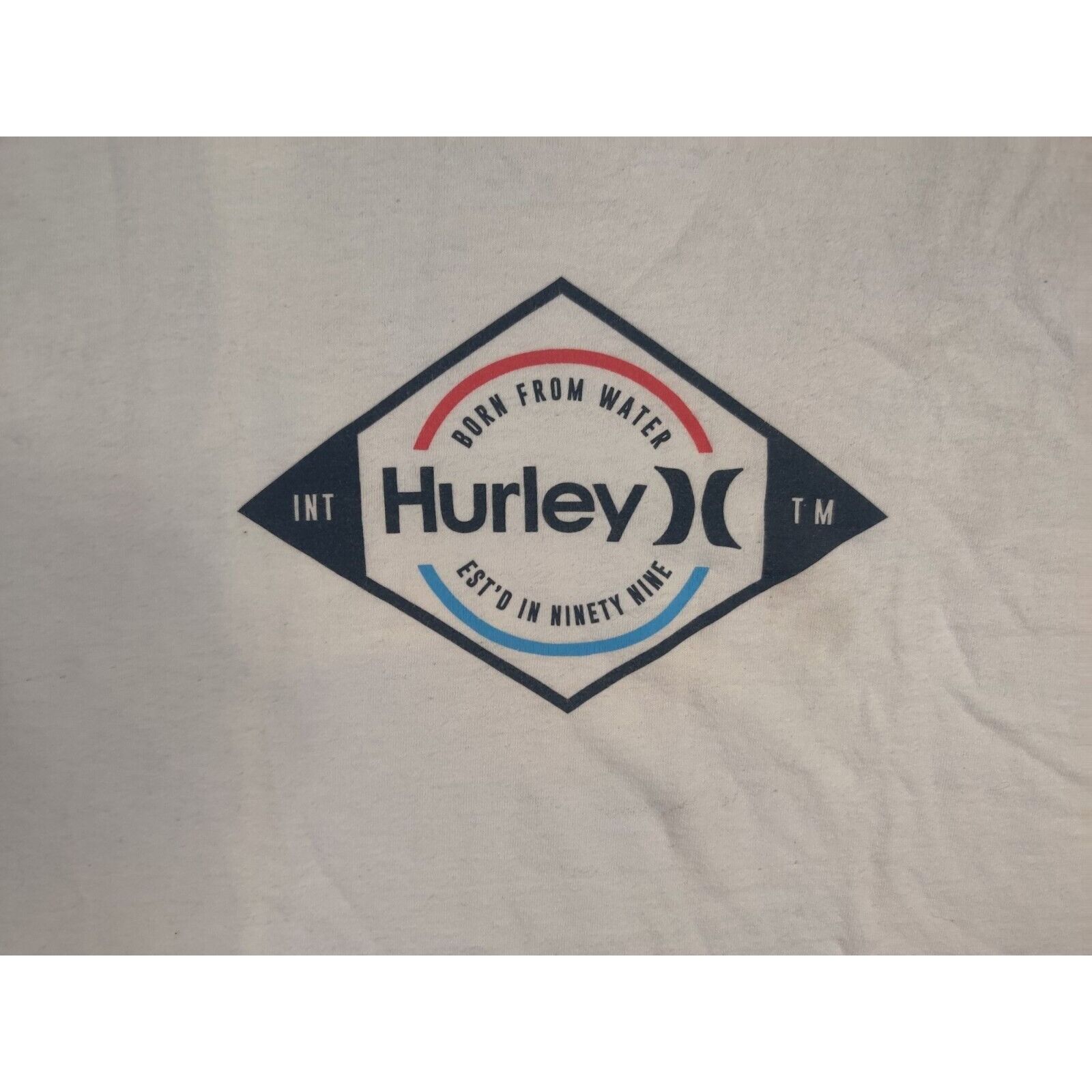 Hurley Hurley Shirt Adult Mens Medium White Born From Water Size US M / EU 48-50 / 2 - 2 Thumbnail