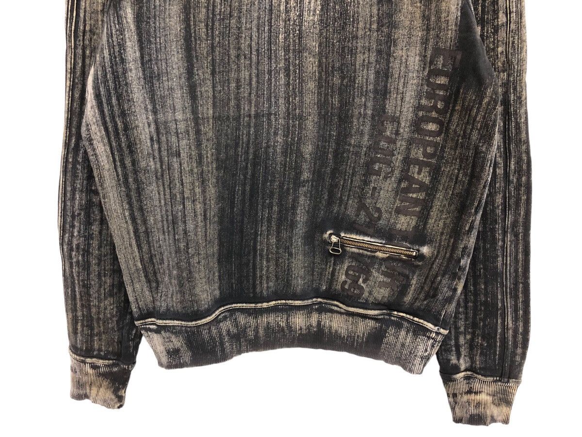 Diesel Y2K 🔥 TRIOMPHE CHROMATIC GREY GRADIENT CYBERPUNK JUMPER Size US M / EU 48-50 / 2 - 4 Thumbnail