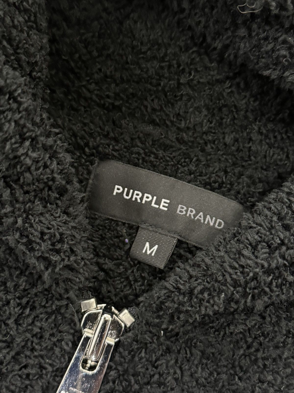 Purple Brand Zip Front Hoodie