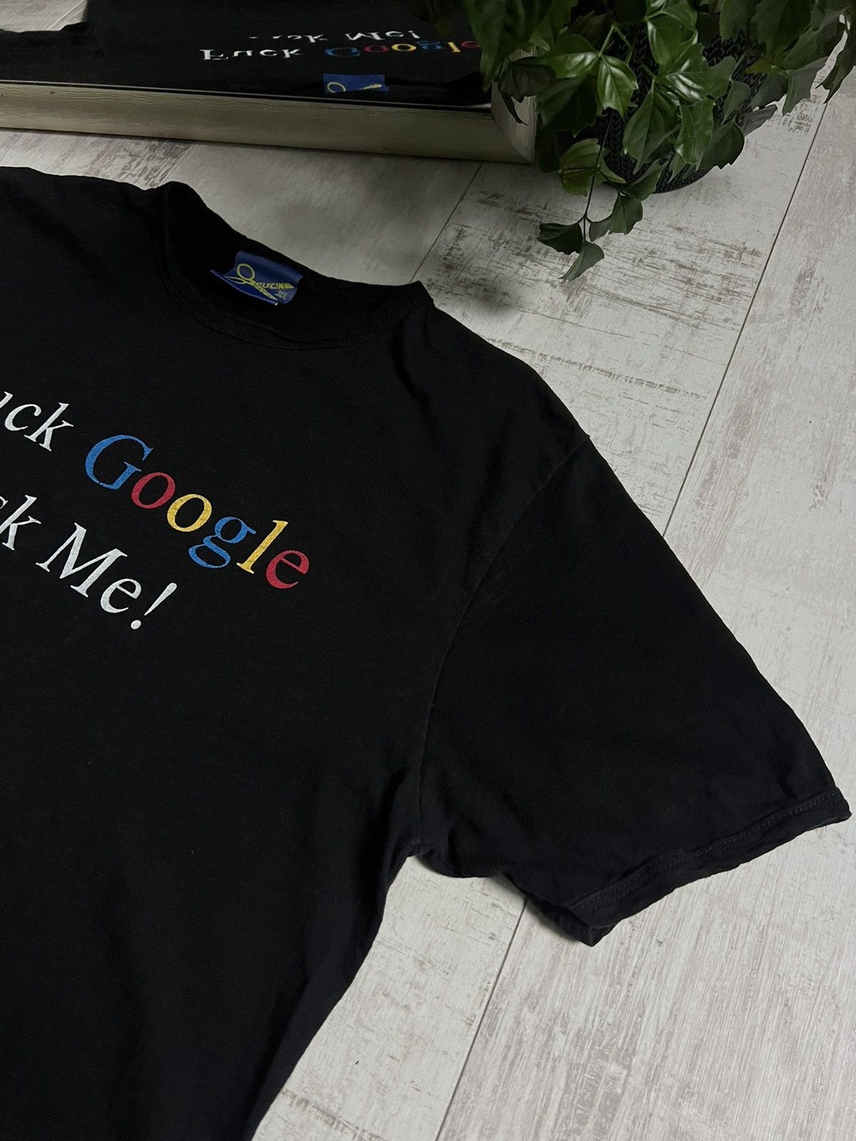 Other Vintage Y2K Humor Fuck Google Ask Me! T-Shirt Crazy Size US XL / EU 56 / 4 - 3 Thumbnail