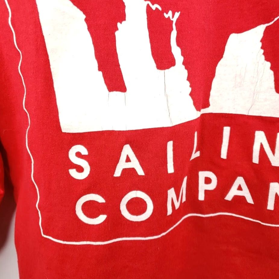 Vintage VINTAGE White Dog Sailing Company T Shirt Mens Size Medium Red 80s Made In USA Size US M / EU 48-50 / 2 - 4 Thumbnail