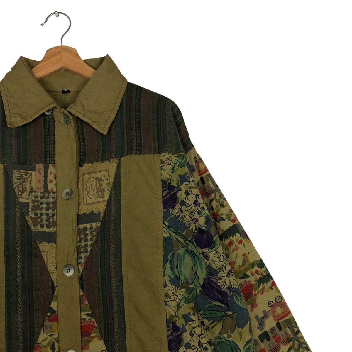 Japanese Brand × Vintage 🔥VINTAGE BUTTON JACKET OVERSIZED JAPAN INSPIRE KAPITAL Size US M / EU 48-50 / 2 - 6 Thumbnail