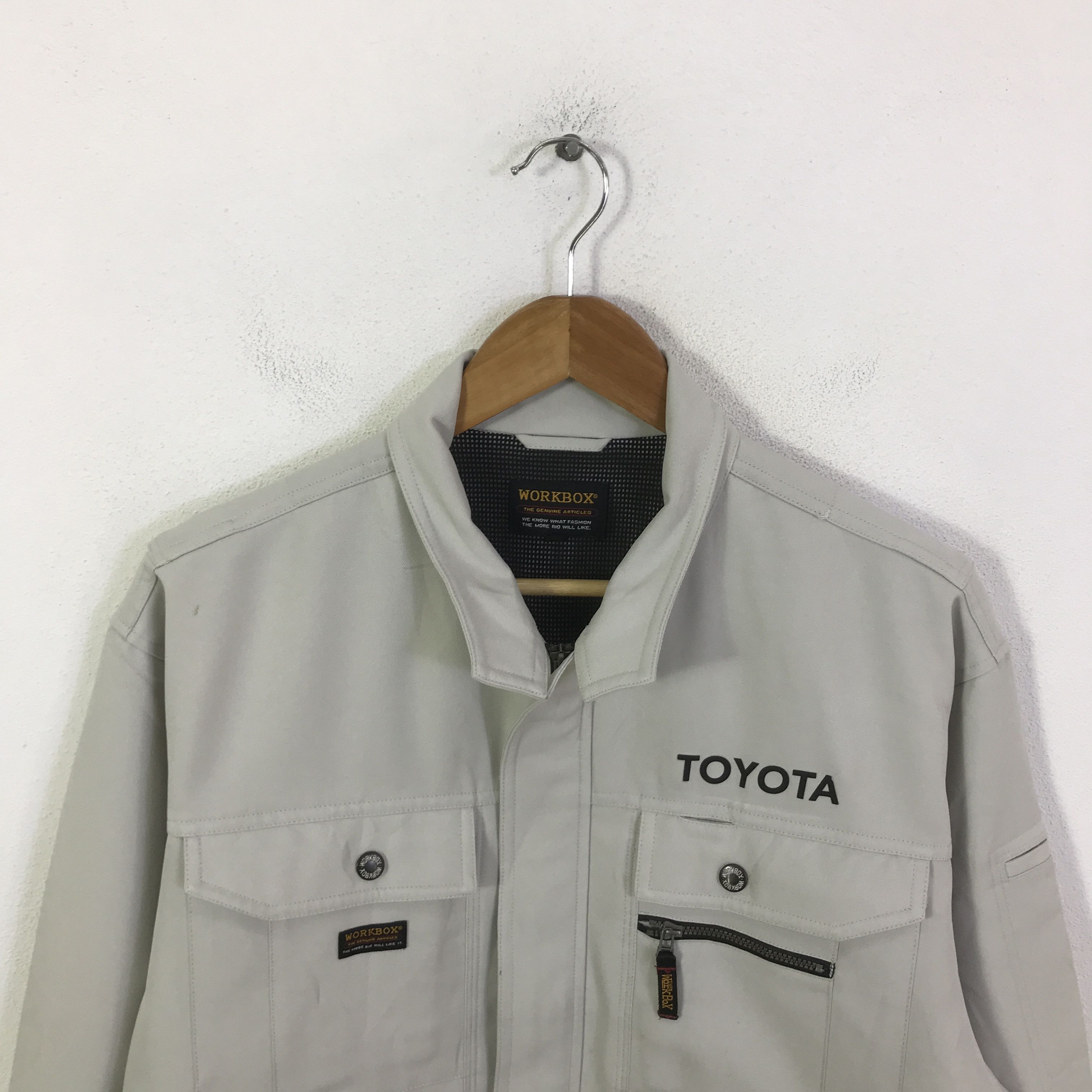 Japanese Brand Vtg toyota racing motorsport custom jacket K124B17 Size US L / EU 52-54 / 3 - 3 Thumbnail
