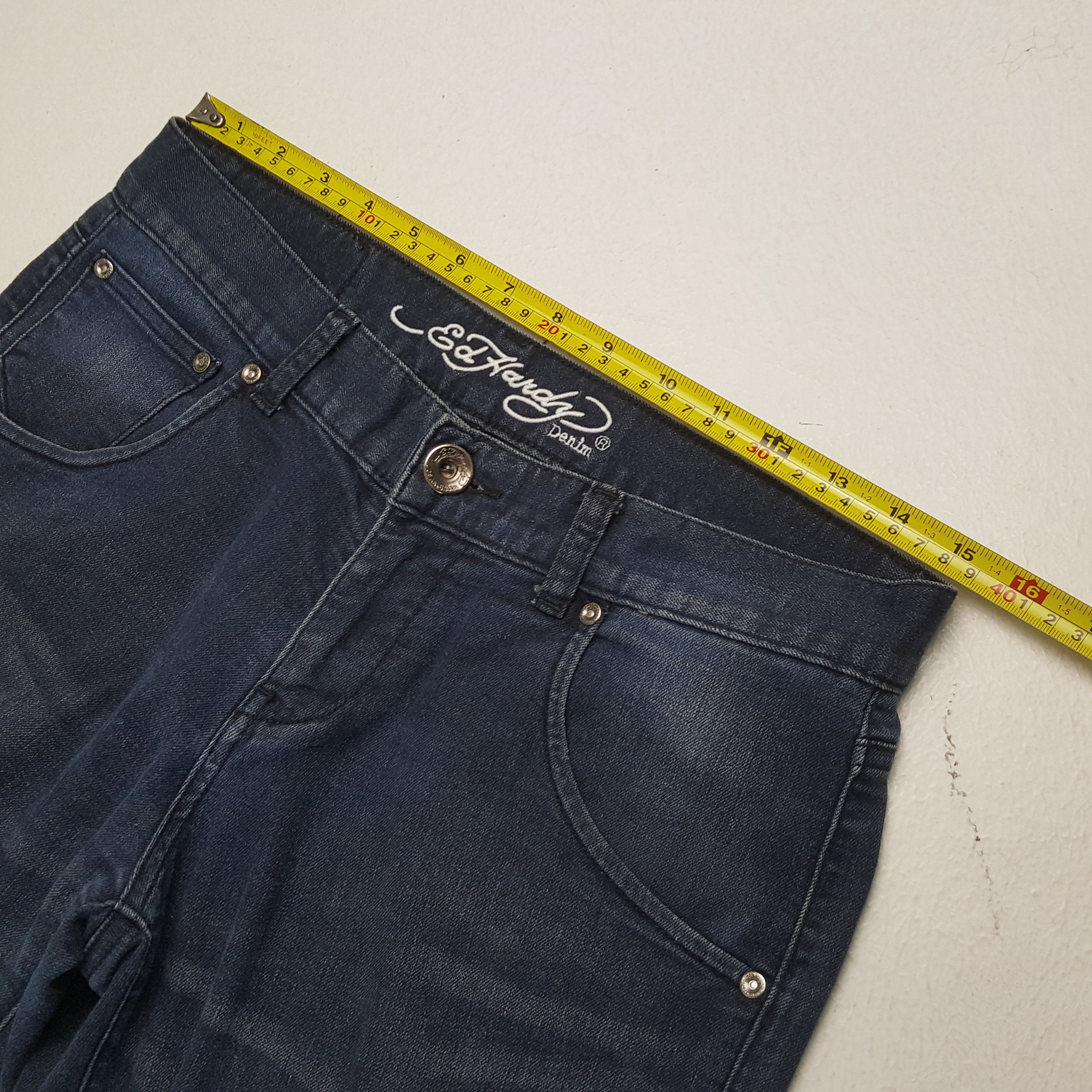 Christian Audigier × Ed Hardy × Vintage Vintage ED HARDY by CHRISTIAN AUDIGIER Designer Brand Jeans Size 30" / US 8 / IT 44 - 7 Thumbnail