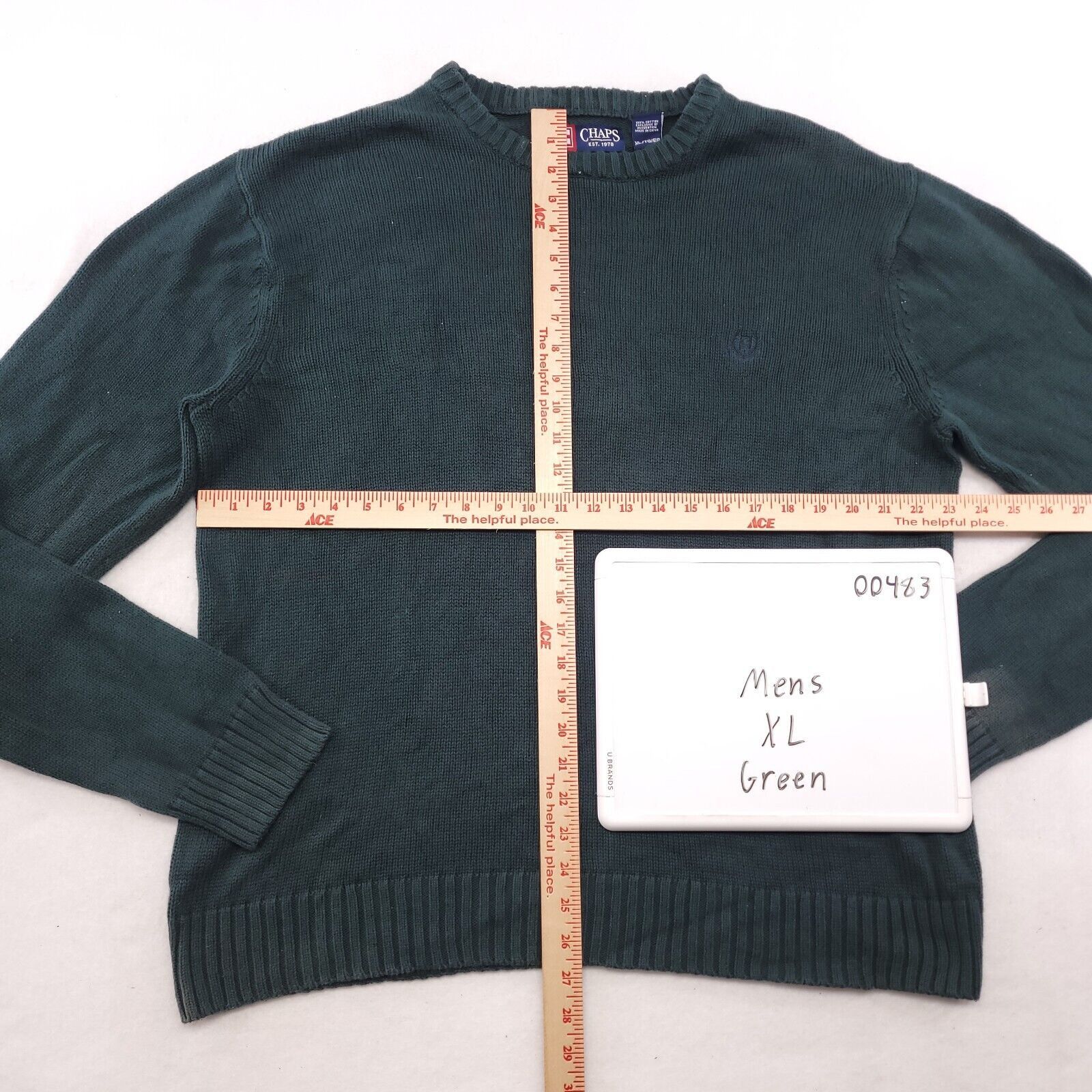 Chaps Chaps Pullover Sweater Mens Size Extra Large XL Green Size US XL / EU 56 / 4 - 7 Thumbnail