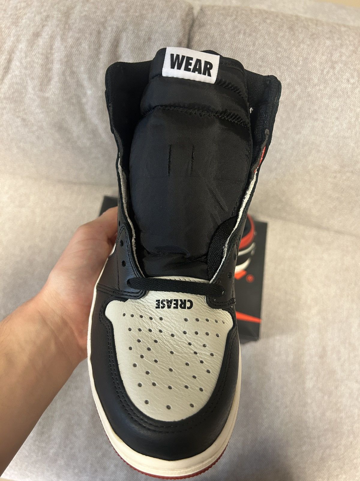 Jordan Brand × Nike Jordan 1 High Not for Resale Size US 10.5 / EU 43-44 - 4 Thumbnail