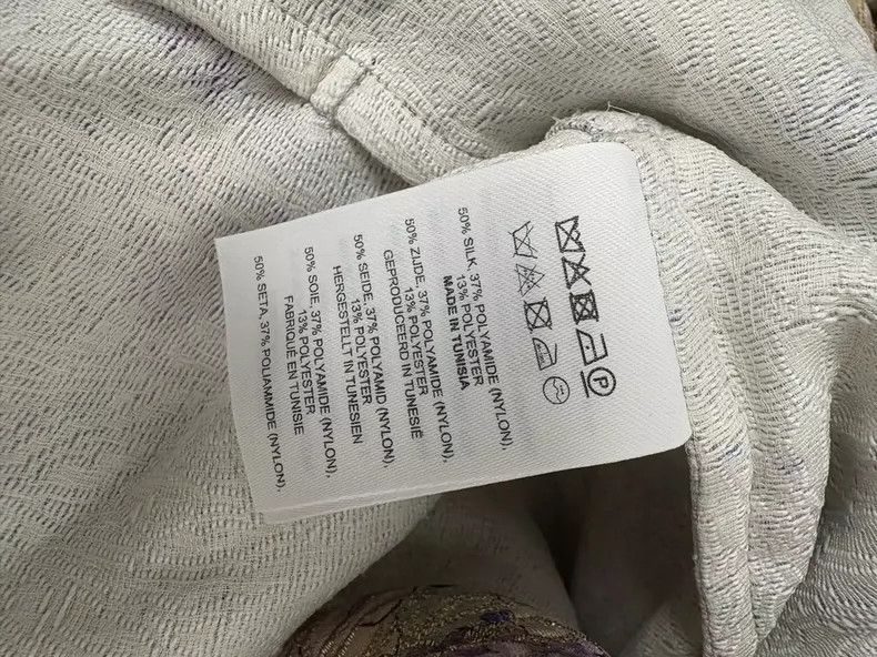 Dries Van Noten DRIES VAN NOTEN Grey embroidered overcoat Size US XS / EU 42 / 0 - 3 Thumbnail