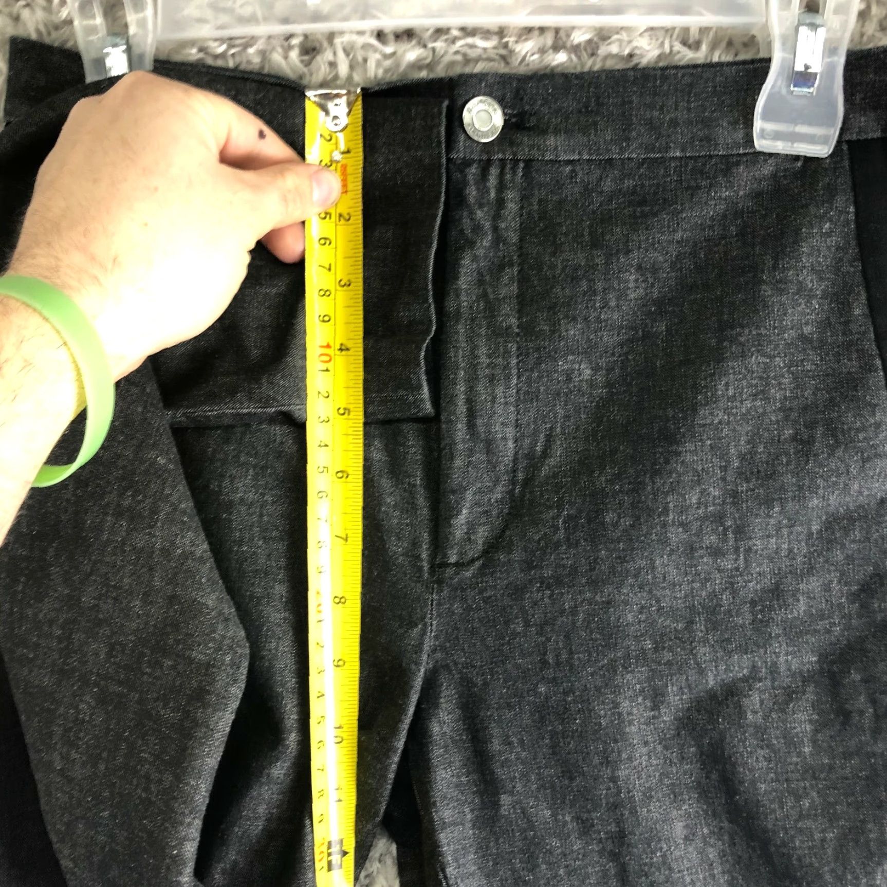 Banana Republic Banana Republic Sloan Womens Size 8 Accented Stitch Zip Ankle Gray Pants Size 30" / US 8 / IT 44 - 4 Thumbnail