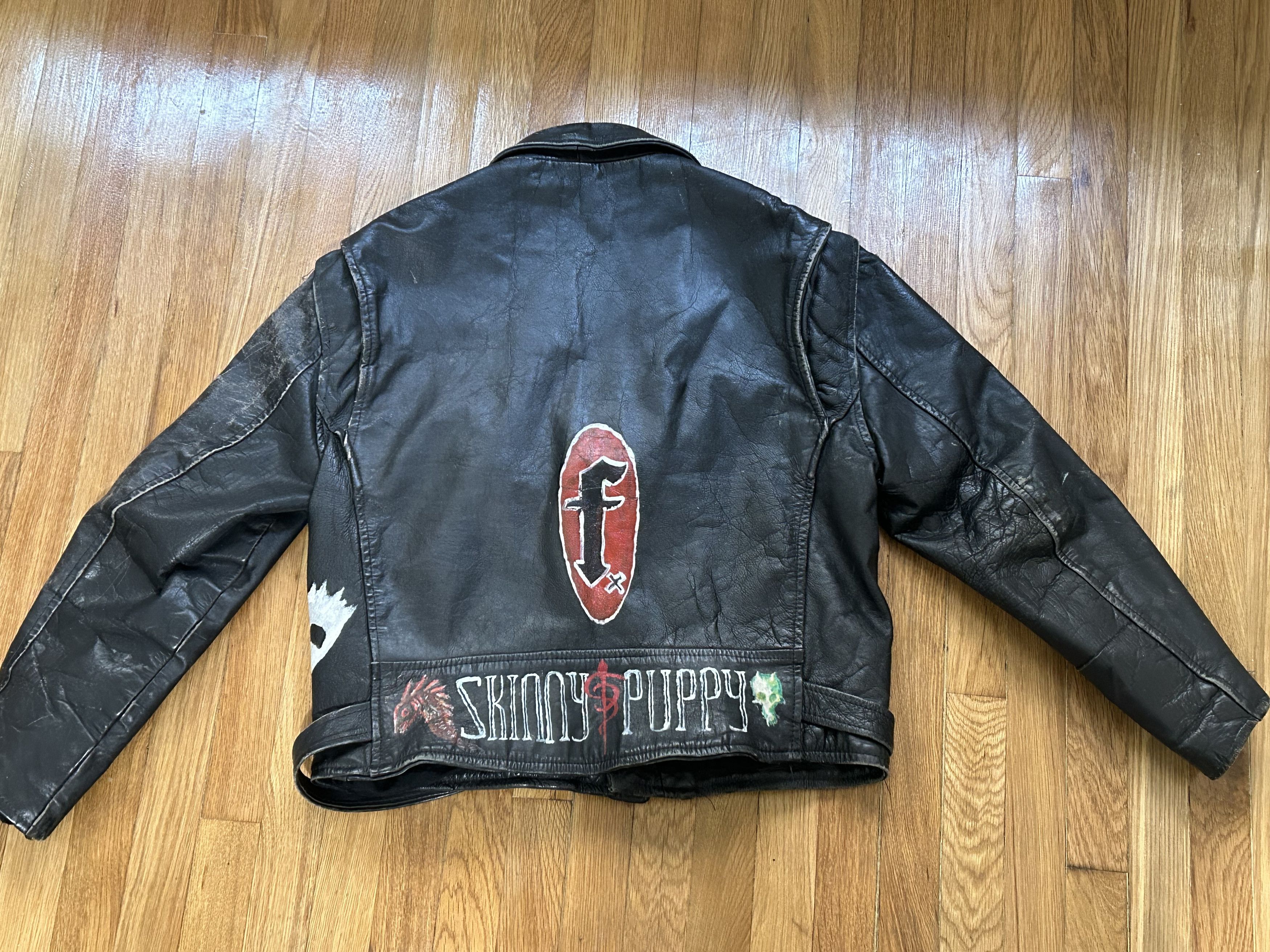 Other Skinny Puppy/ AMI London Vintage Leather jacket Size US XL / EU 56 / 4 - 6 Thumbnail
