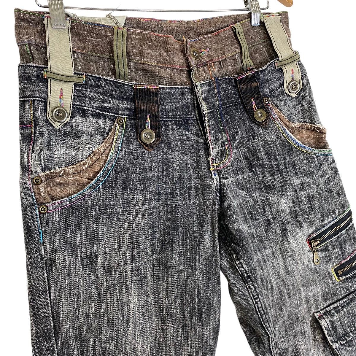 Japanese Brand ☀️Gumu Intl Japanese style jeans multipocket Size US 32 / EU 48 - 6 Thumbnail