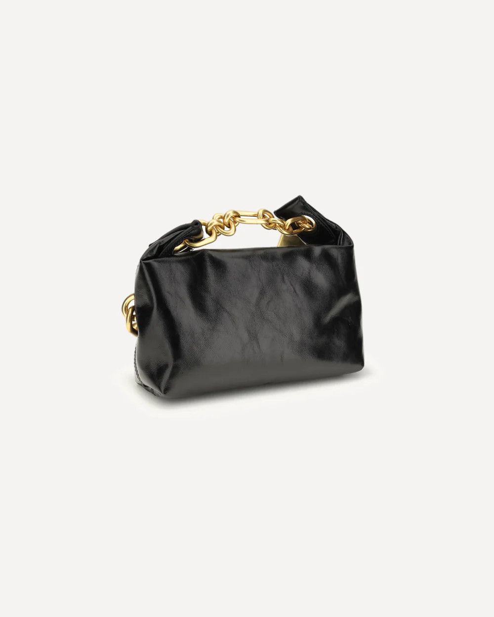 Balmain os11x0326 Size: OS / Sync Mini Leather Shoulder Bag in Black Size ONE SIZE - 3 Thumbnail