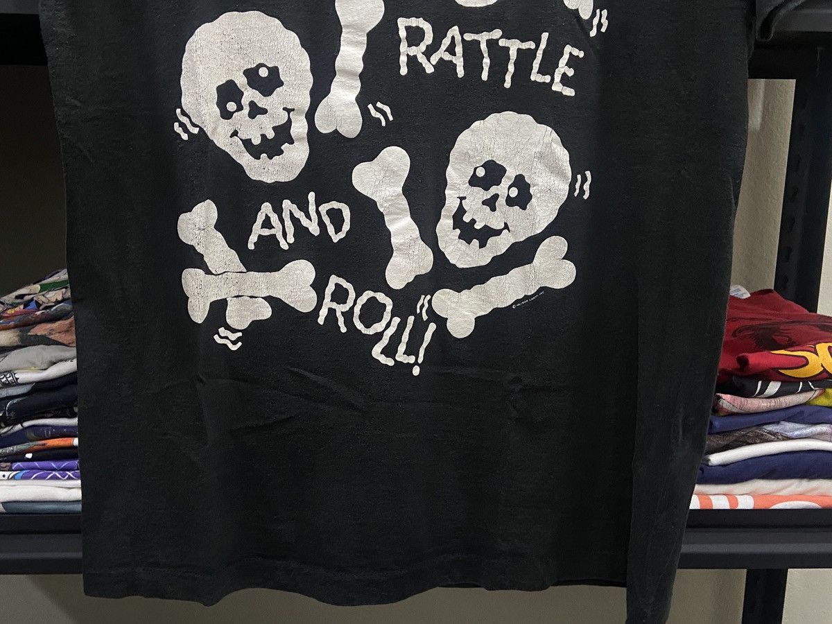 Band Tees × Vintage Vintage 80s 90s SHAKE RATTLE AND ROLL Metal ROCK Tour TShirt Size US L / EU 52-54 / 3 - 4 Thumbnail