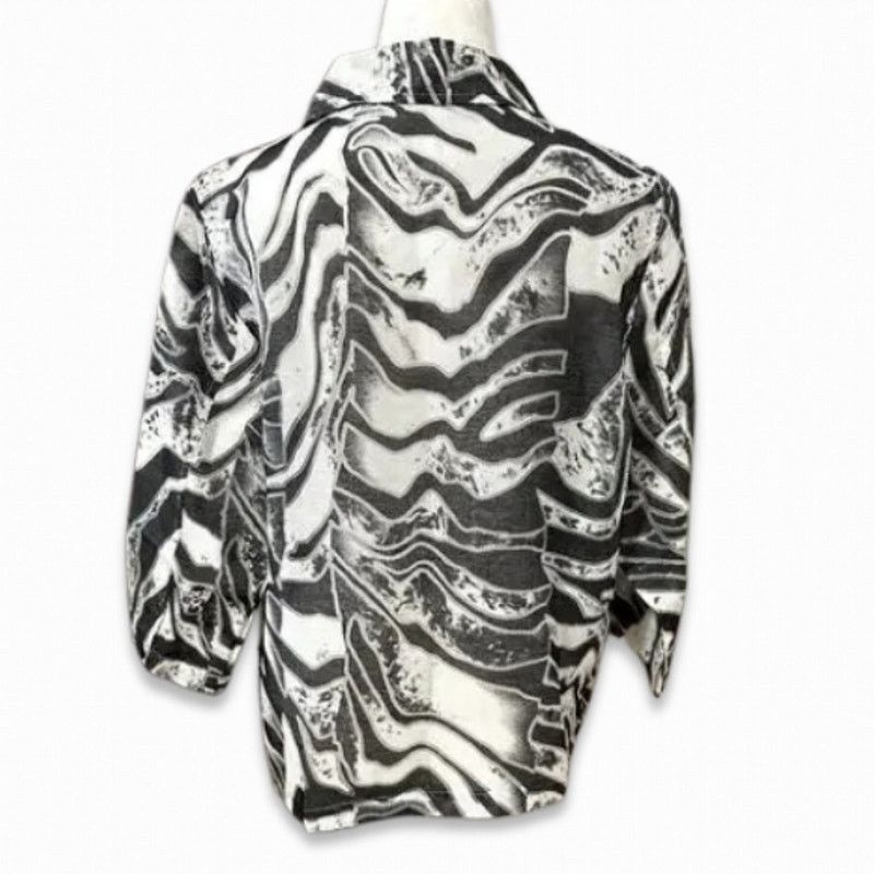 Other Toni Morgan Trucker Jacket Waist Length Button Front Gray M Size M / US 6-8 / IT 42-44 - 4 Thumbnail