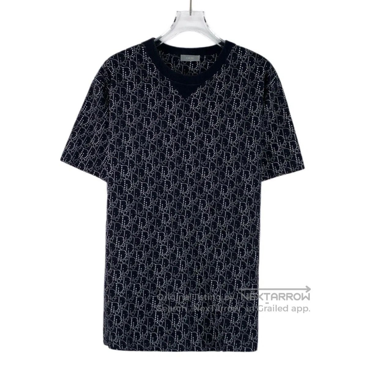 Dior Black Patterned Short Sleeve Shirt. Size US M / EU 48-50 / 2 - 1 Thumbnail
