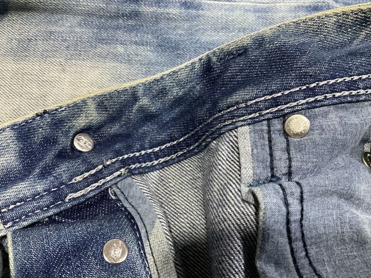 Diesel × If Six Was Nine × Japanese Brand 🔥Sick Y2K Diesel Denim Distressed Safado Size US 32 / EU 48 - 13 Thumbnail